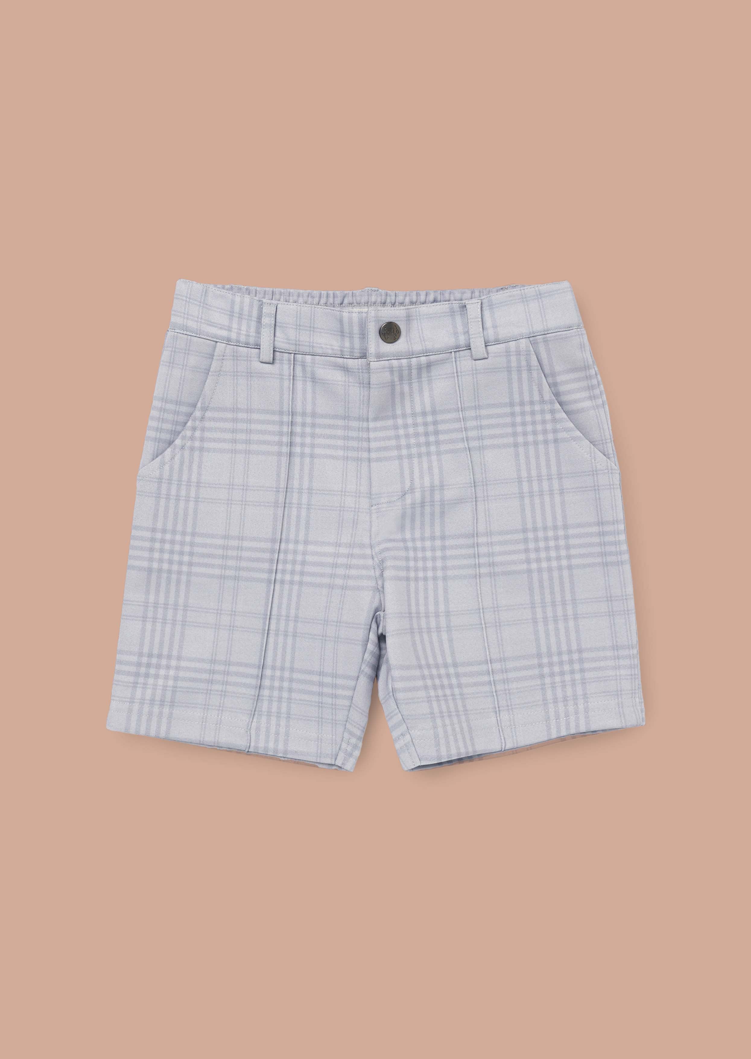 Buy Grey Textured Shorts