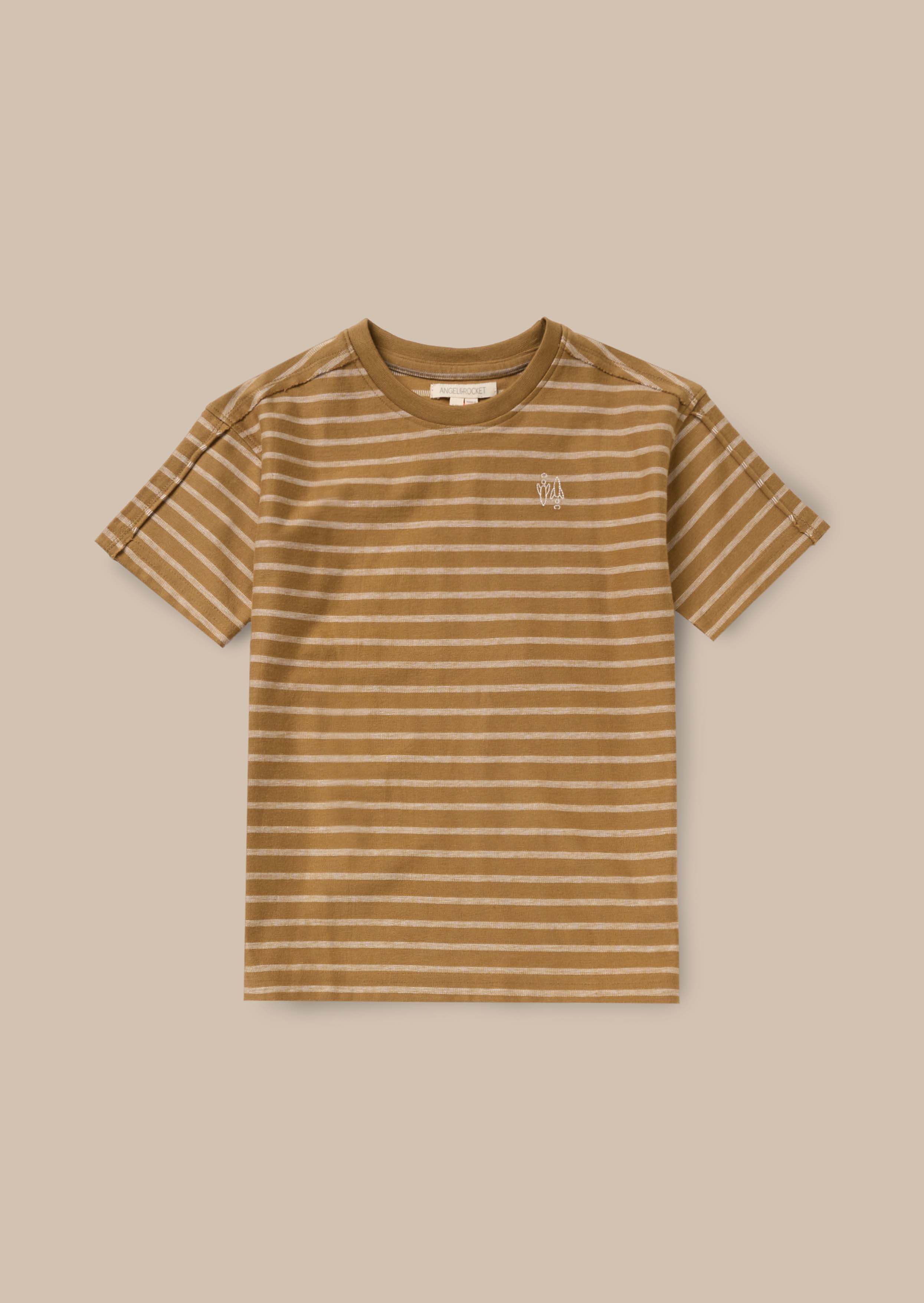 Brown Textured T Shirt Outfit