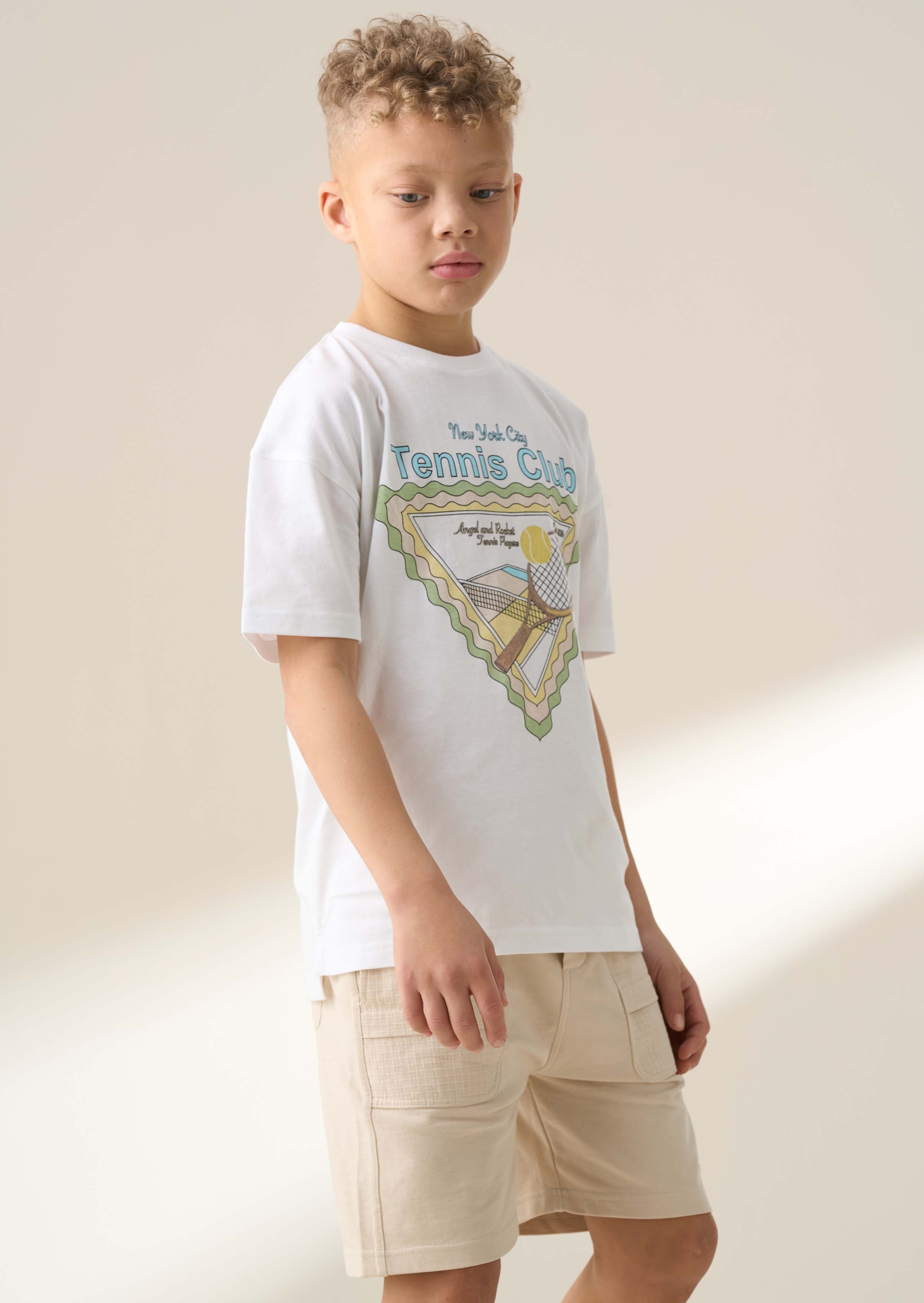 Jordan White Graphic Print T Shirt