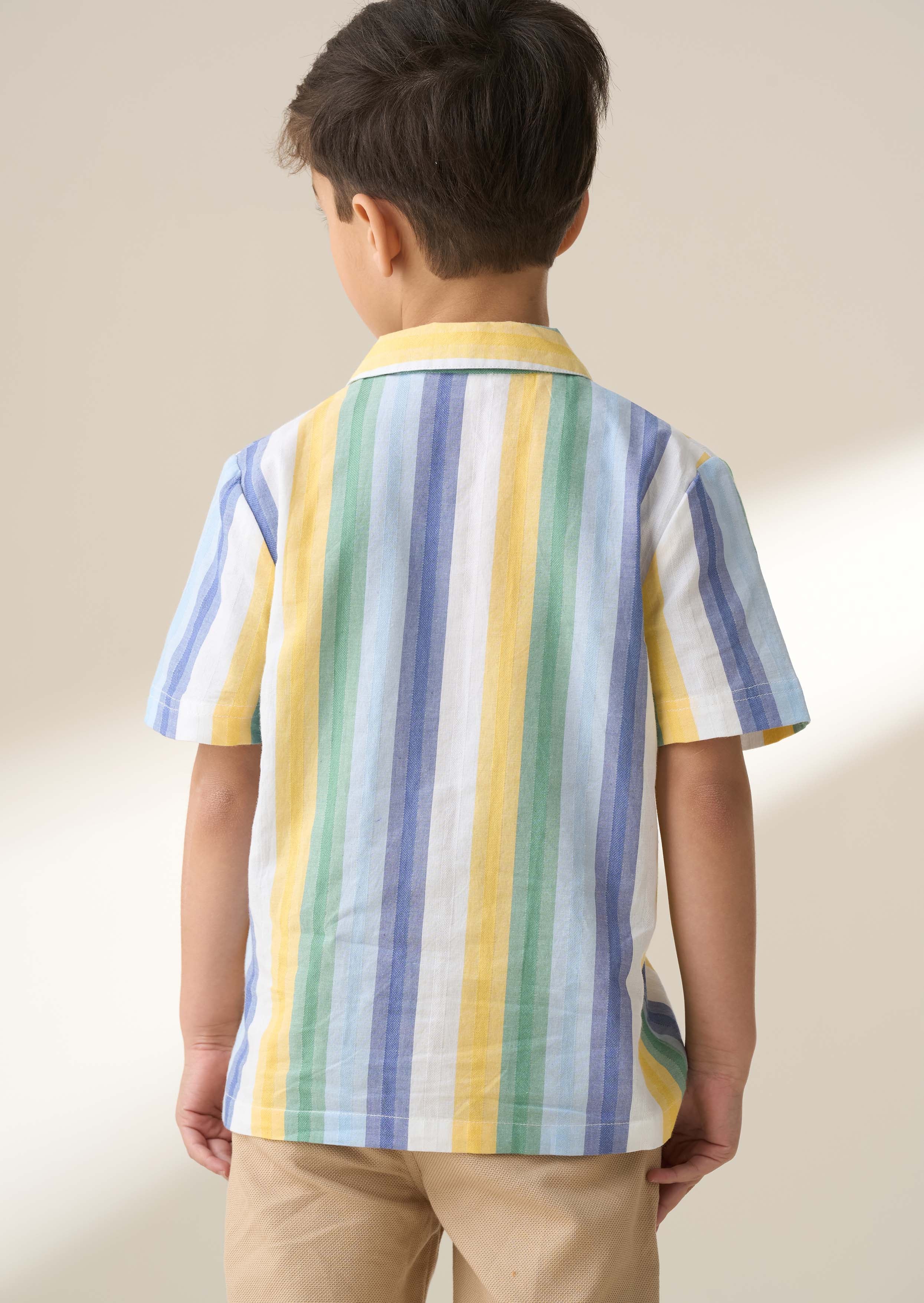 Multi Coloured Striped T-Shirt