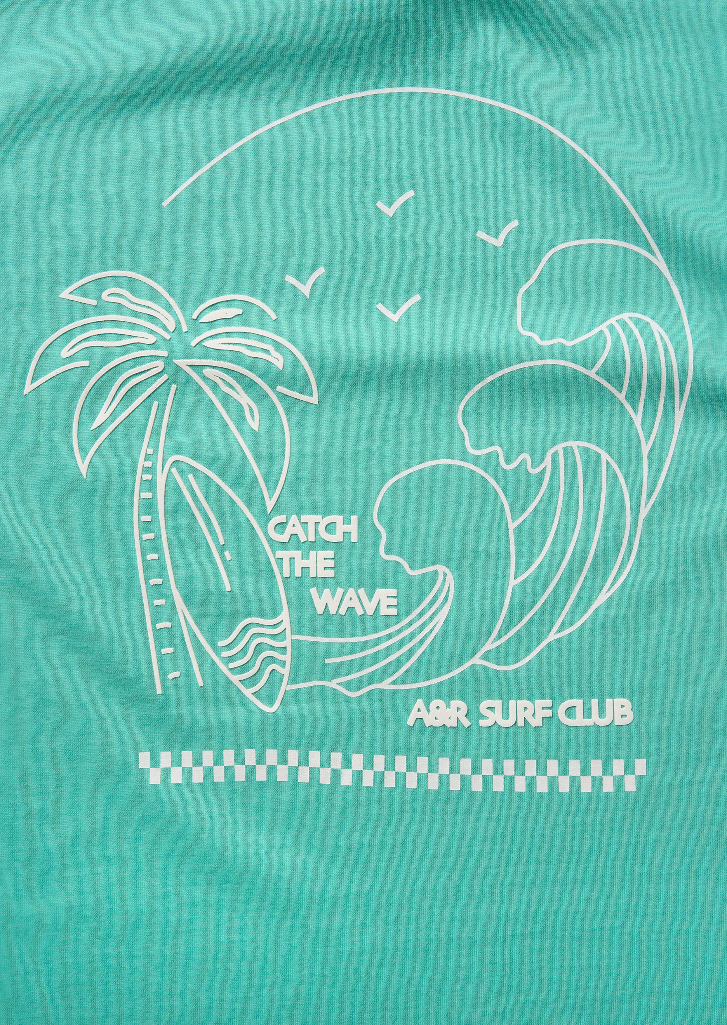 Buy Online Green Graphic Back Print T Shirt