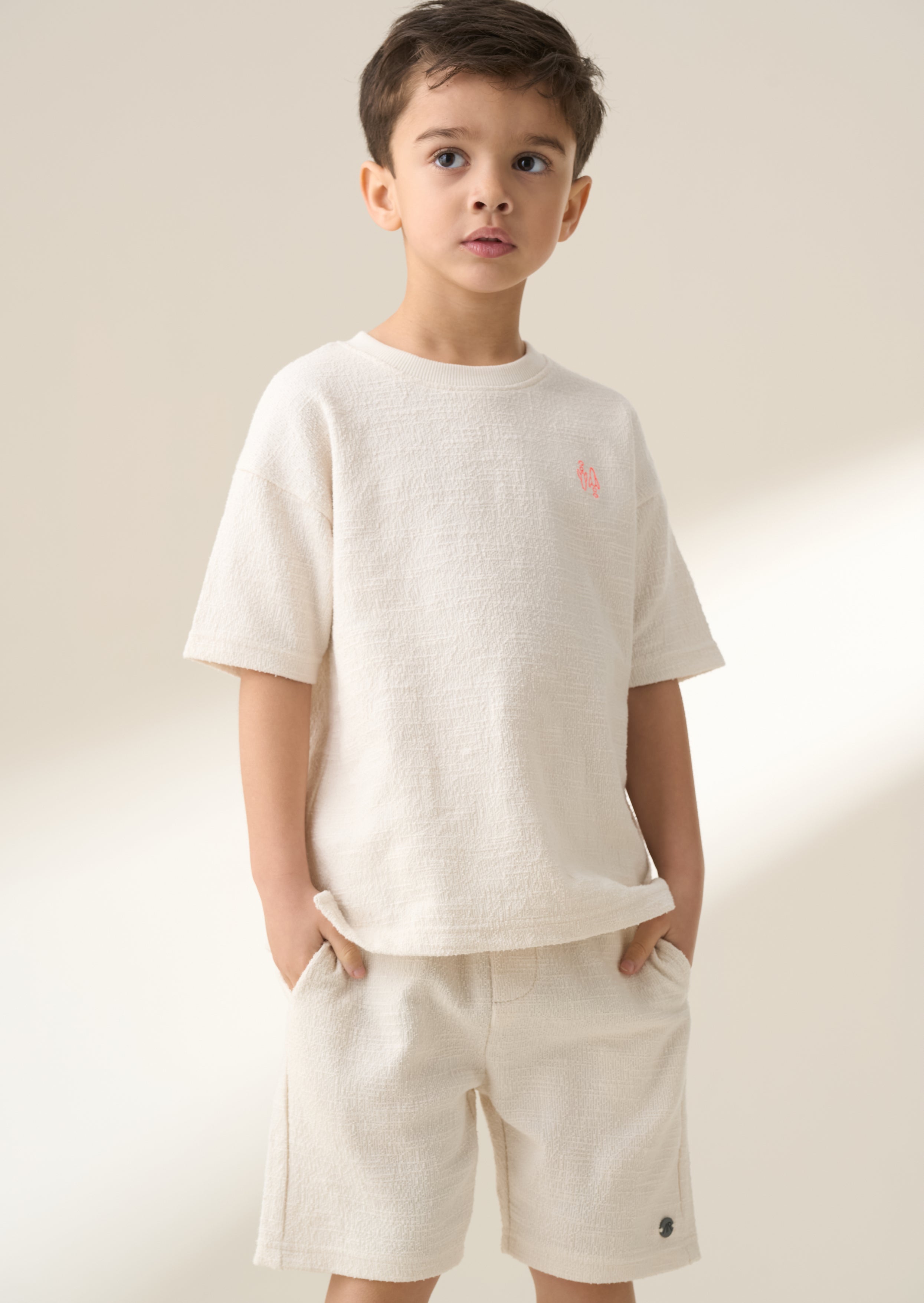 Boy Stone Textured Slub Set