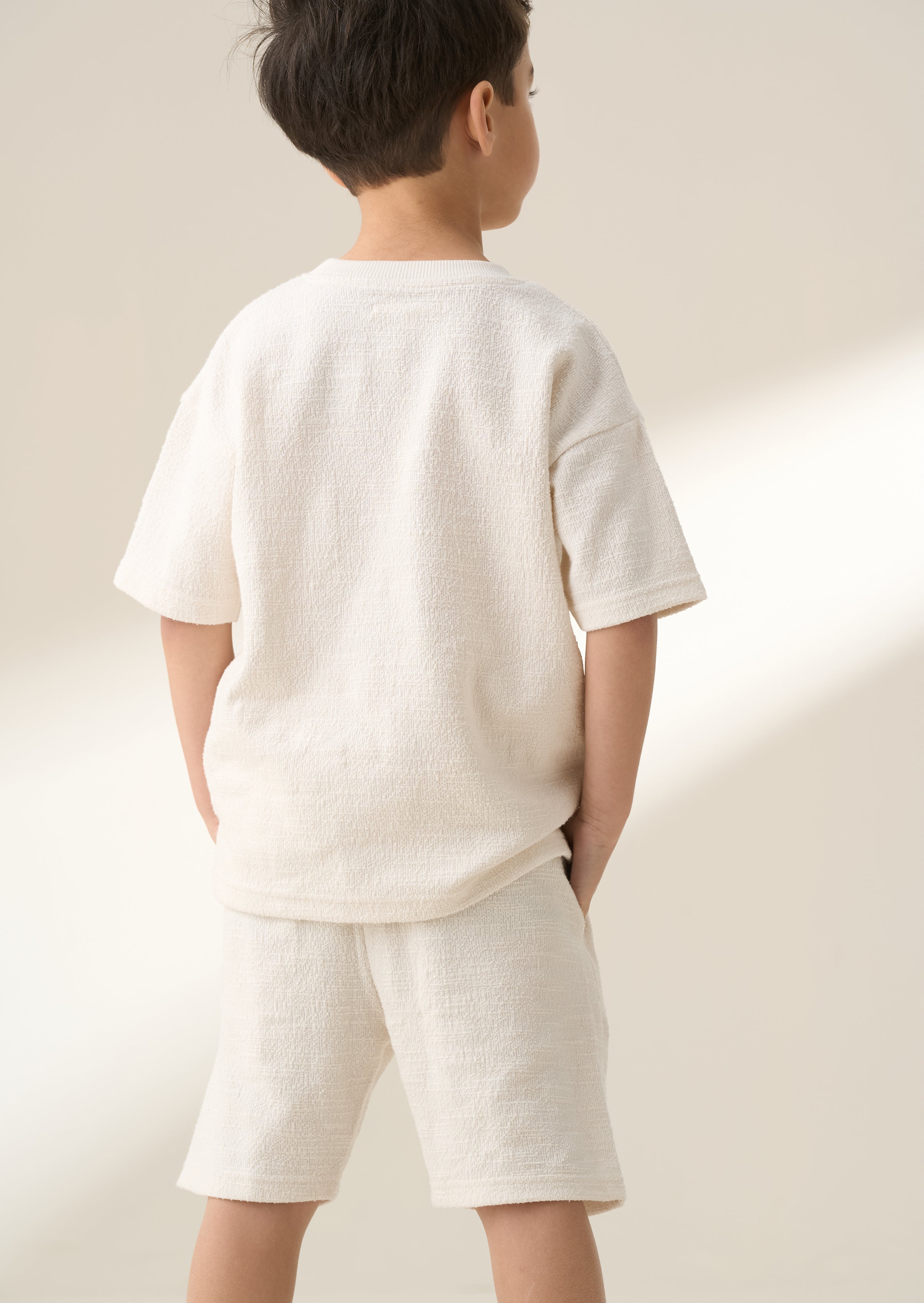 Boy Stone Textured Slub Set Online