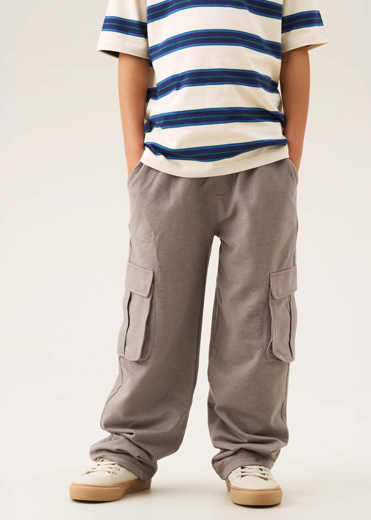 boys Fleece Cargo Trousers