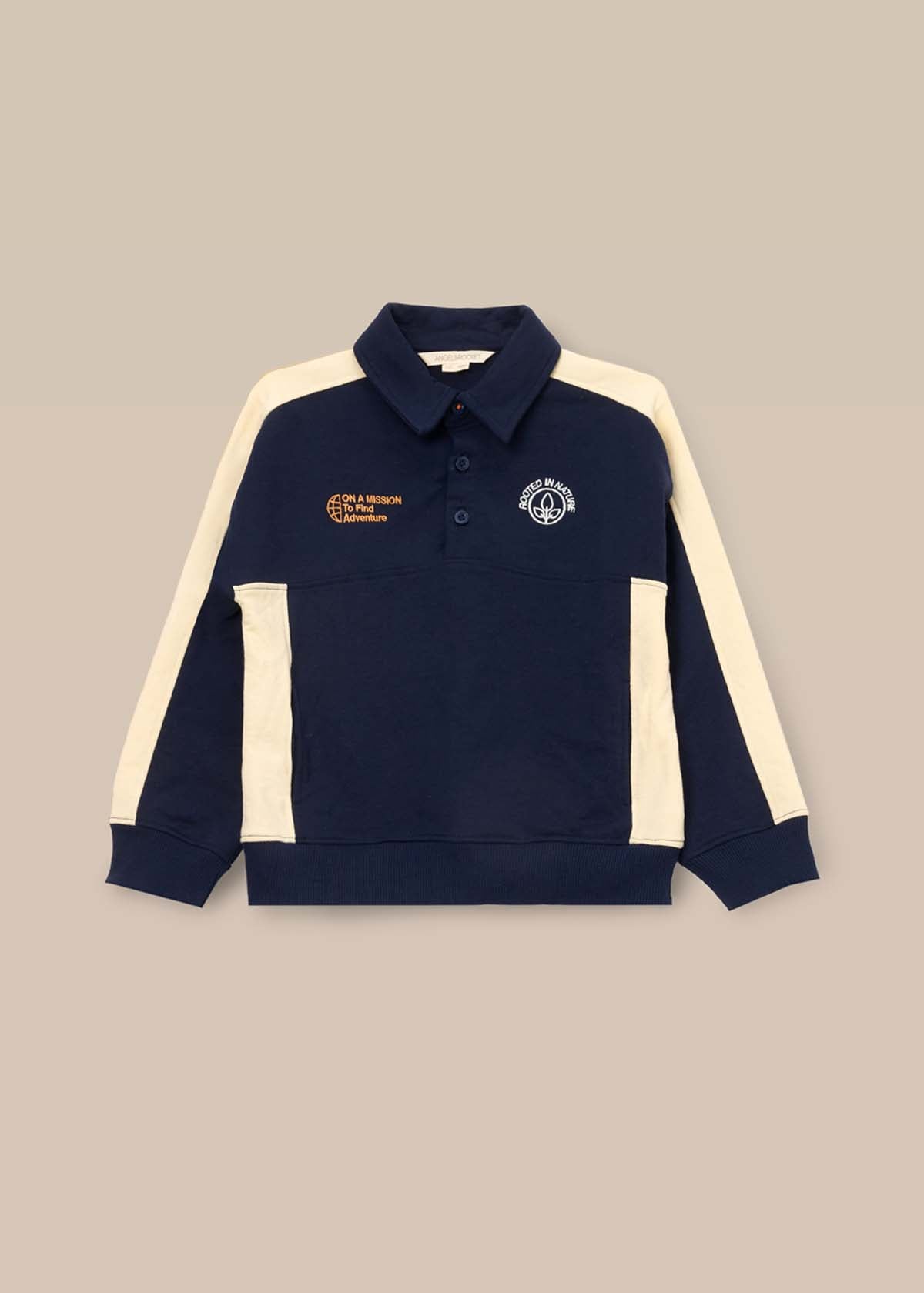 Wyatt Button Neck Sweatshirt