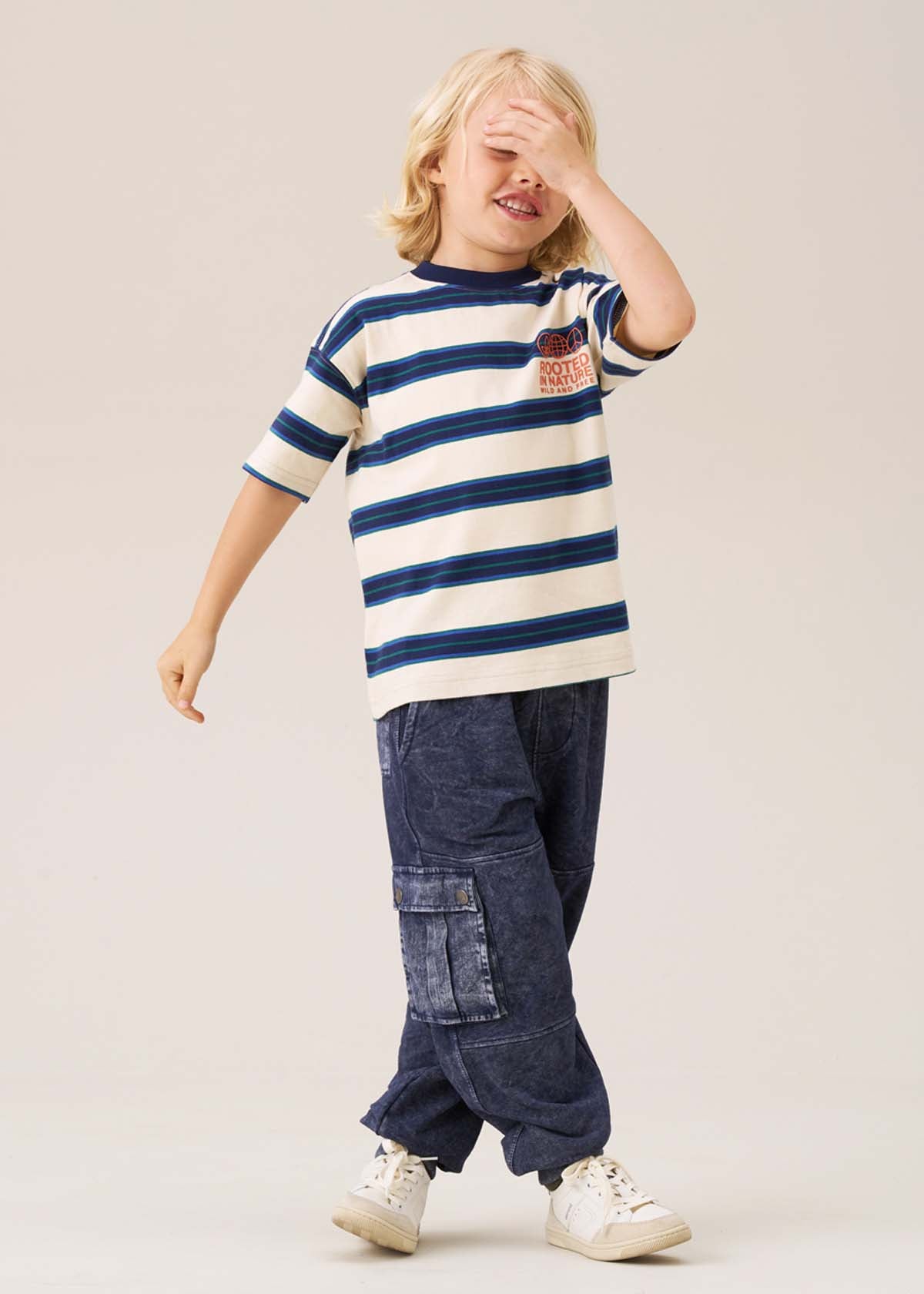 Cotton Yarn Dyed Stripe T-Shirt