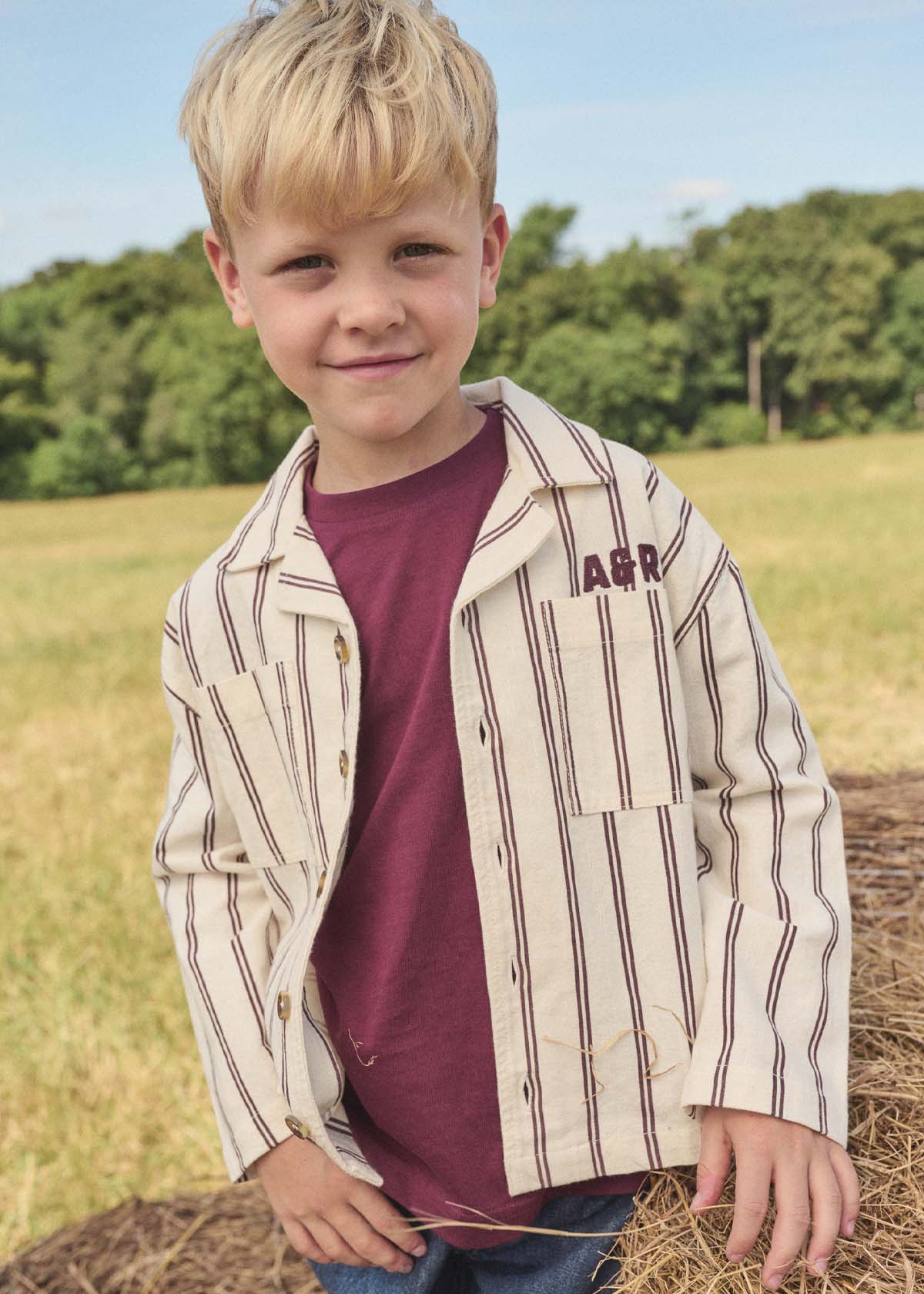Cooper Stripe Canvas Shacket