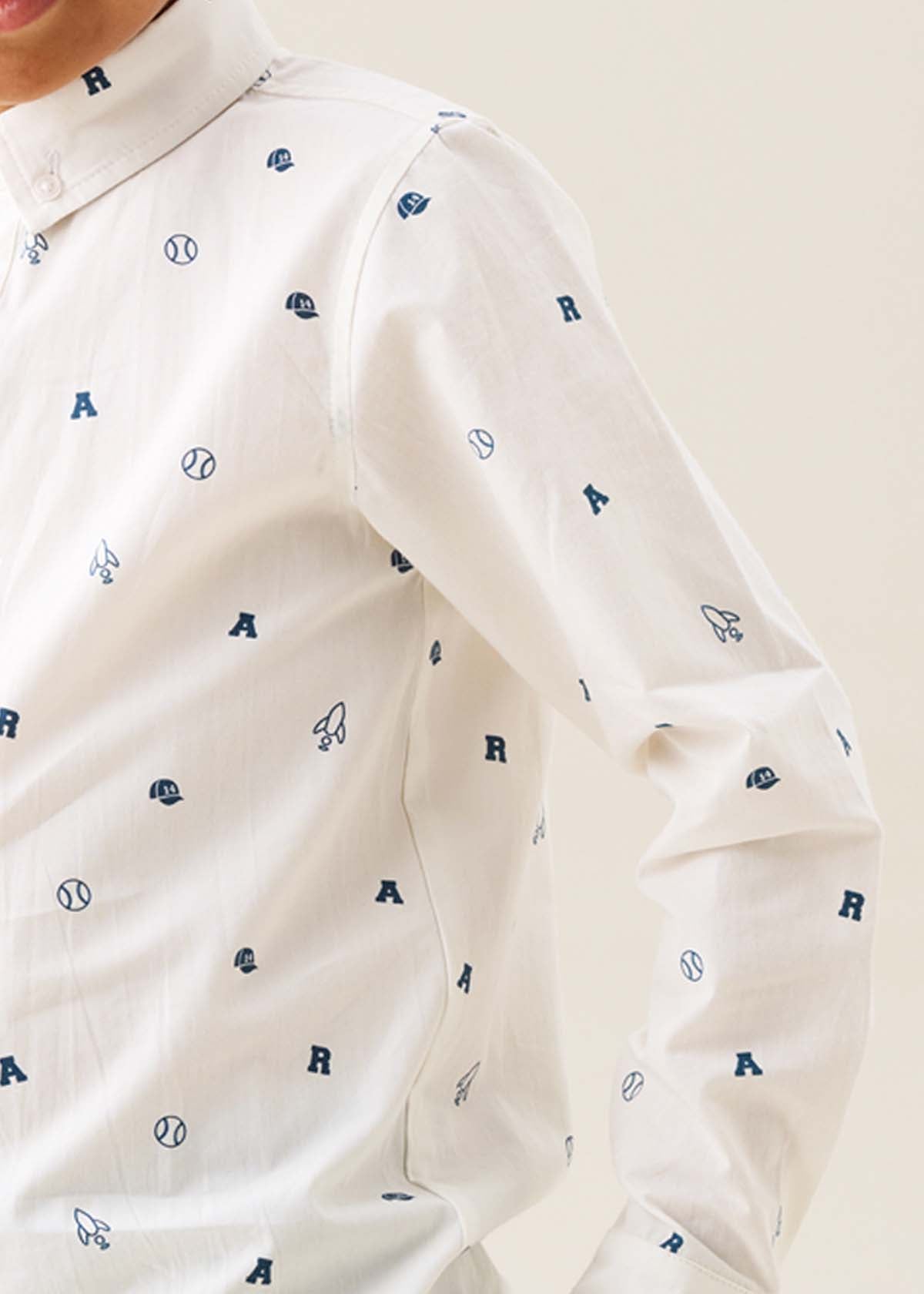 cotton All Over Print Shirt
