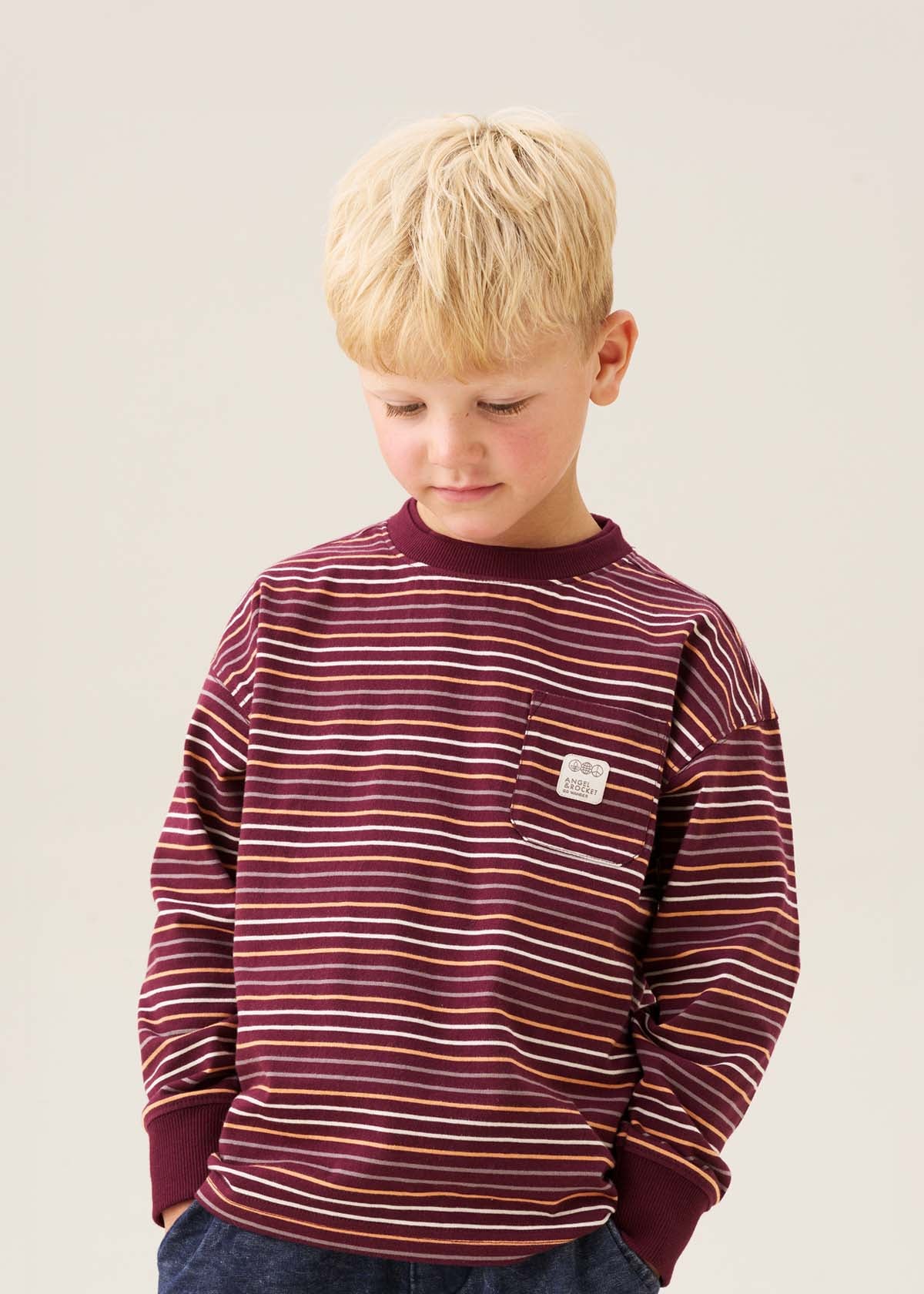 boys Cotton striped t-shirt