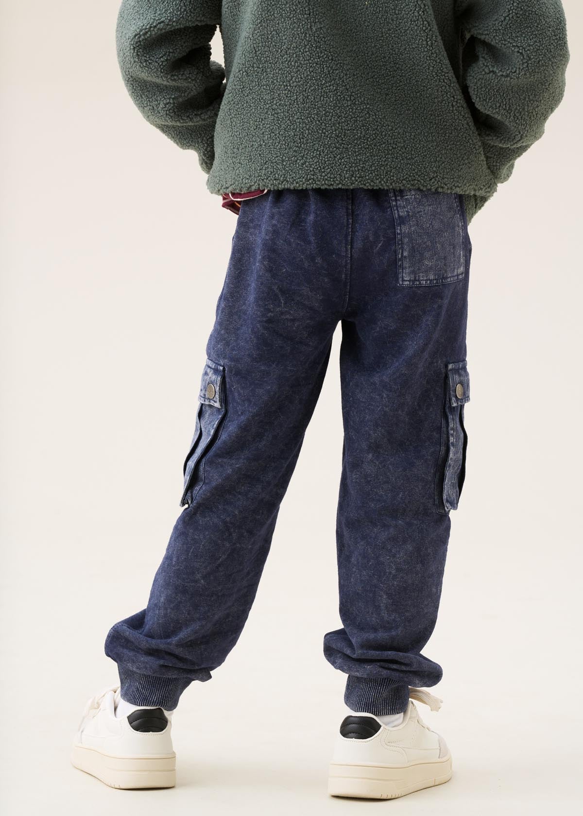 denim jogger pants for boys