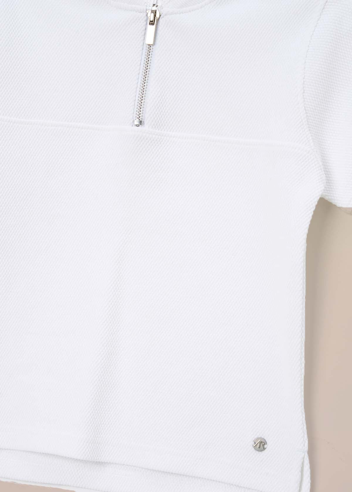 Buy Online Boys Jose Varsity Collar Polo Shirt White