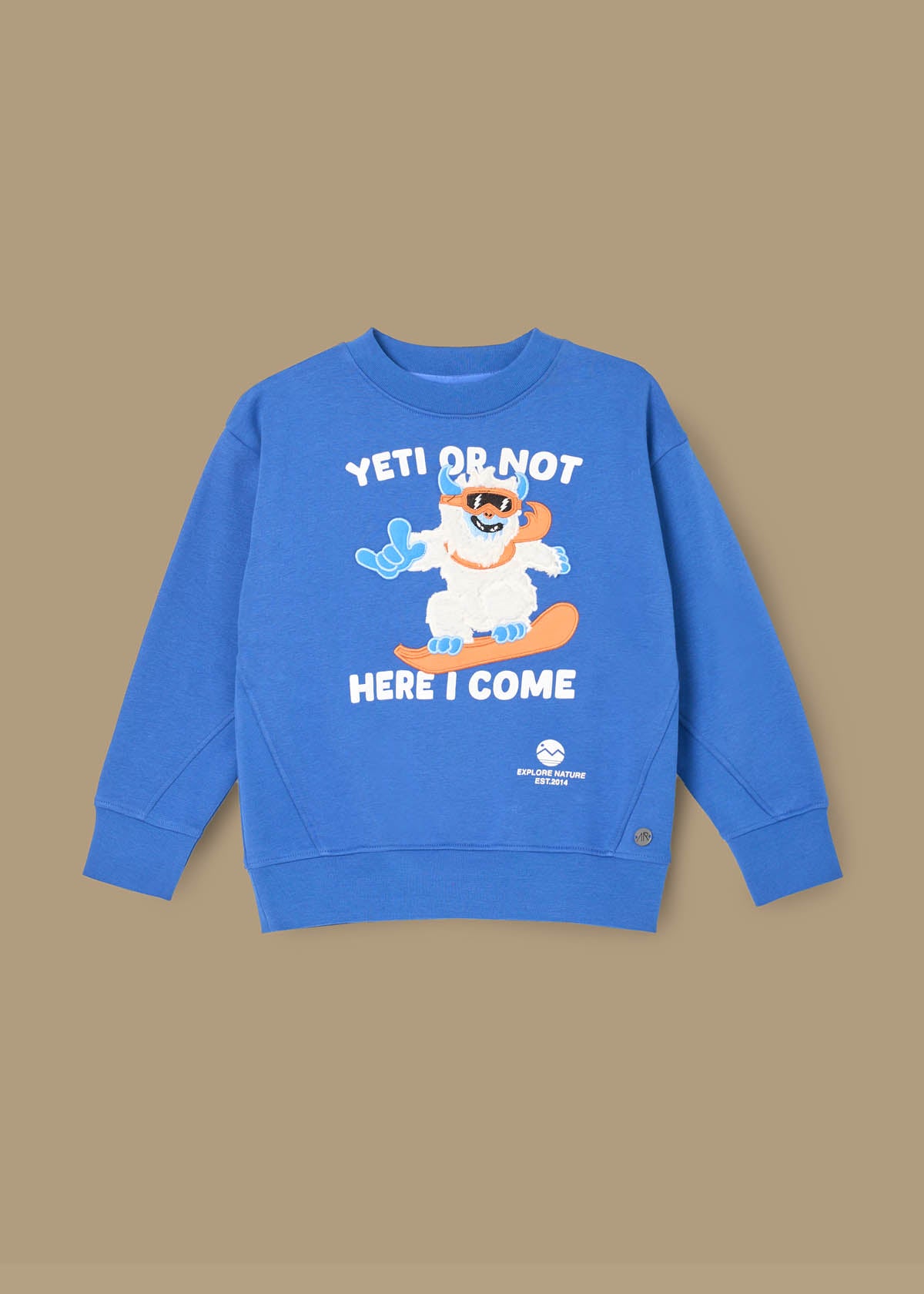 Nicolas Seasonal Print Sweatshirt - Blue