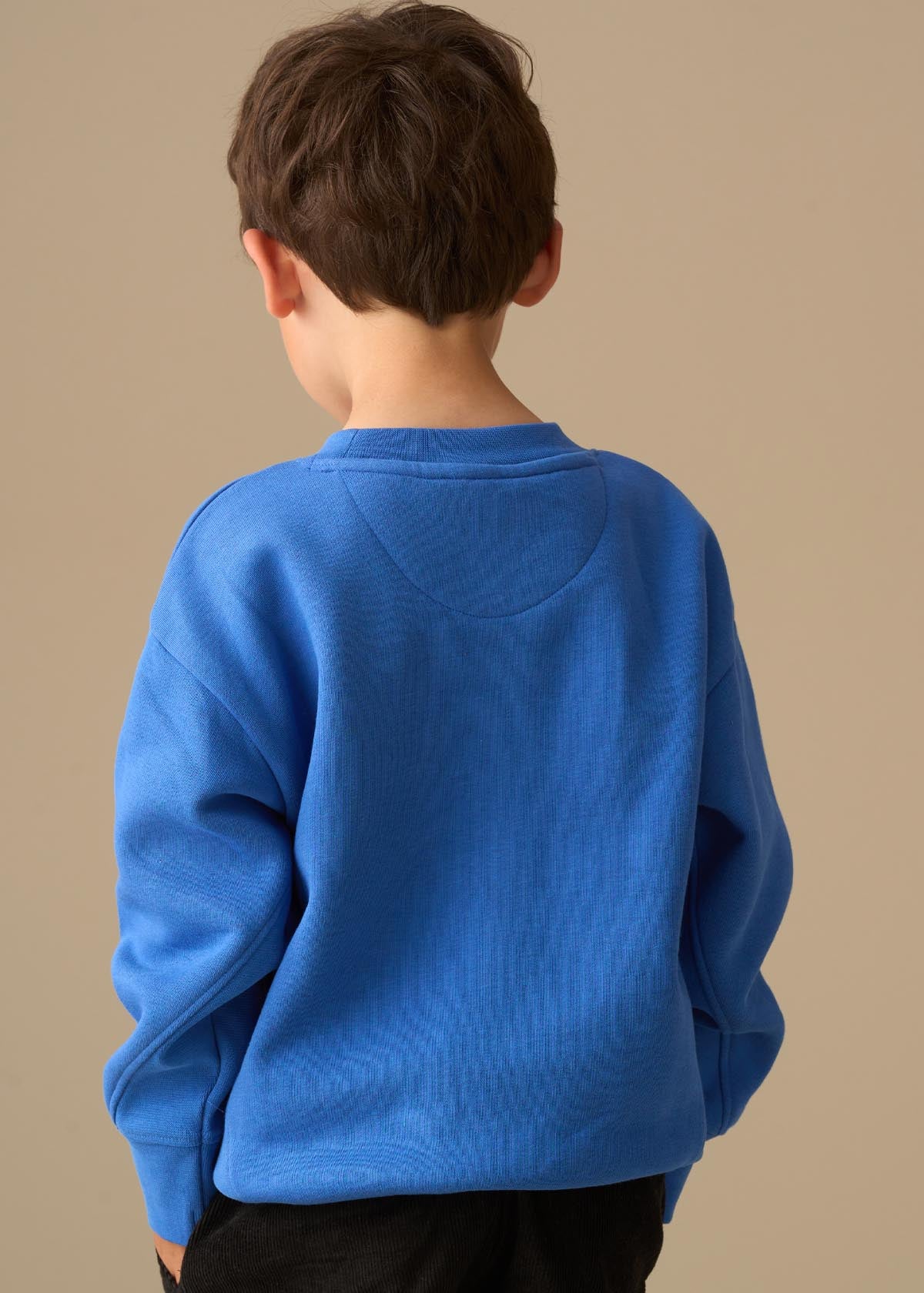 Nicolas Seasonal Print Sweatshirt - Blue