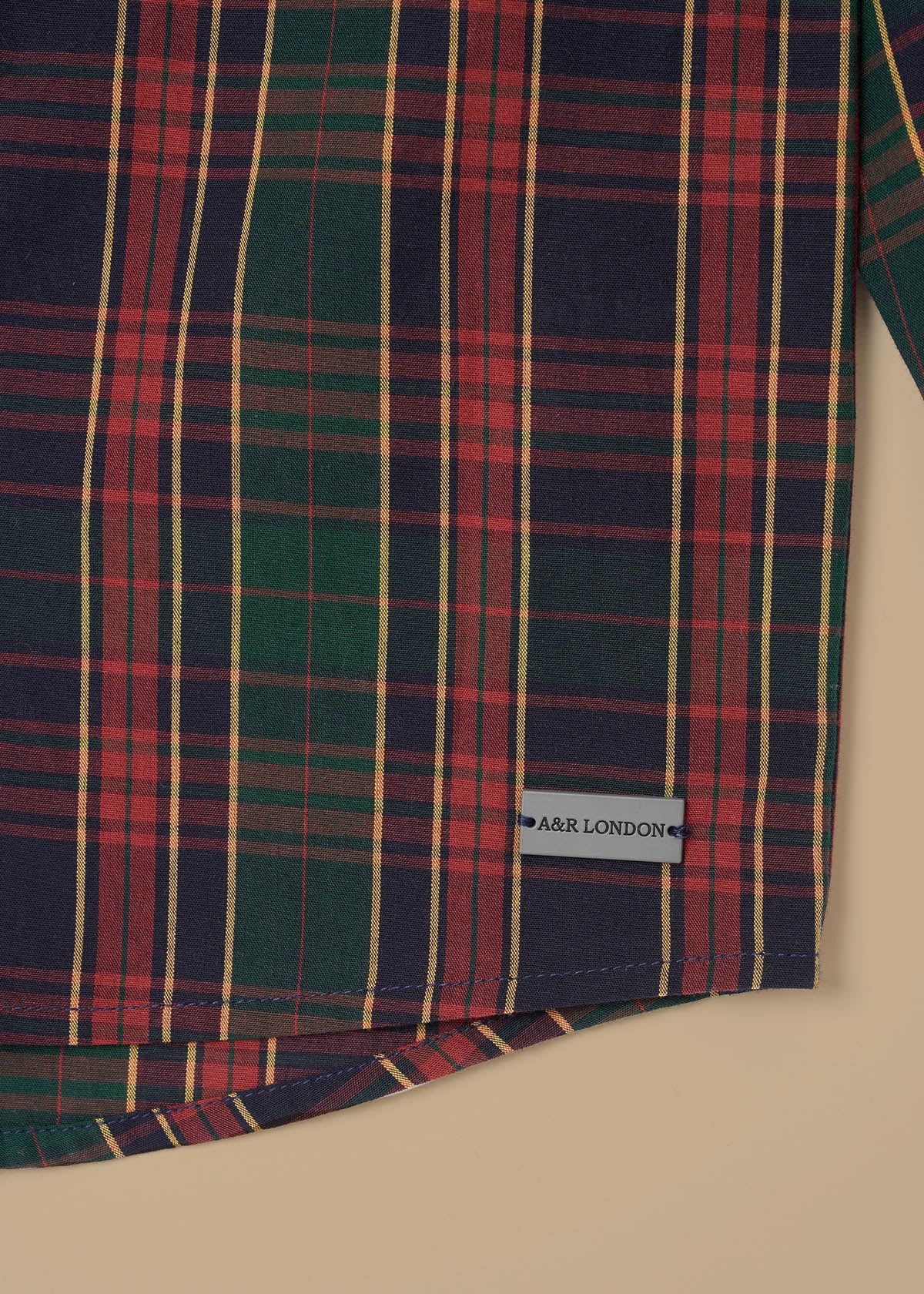 Boys Green Checked Shirts
