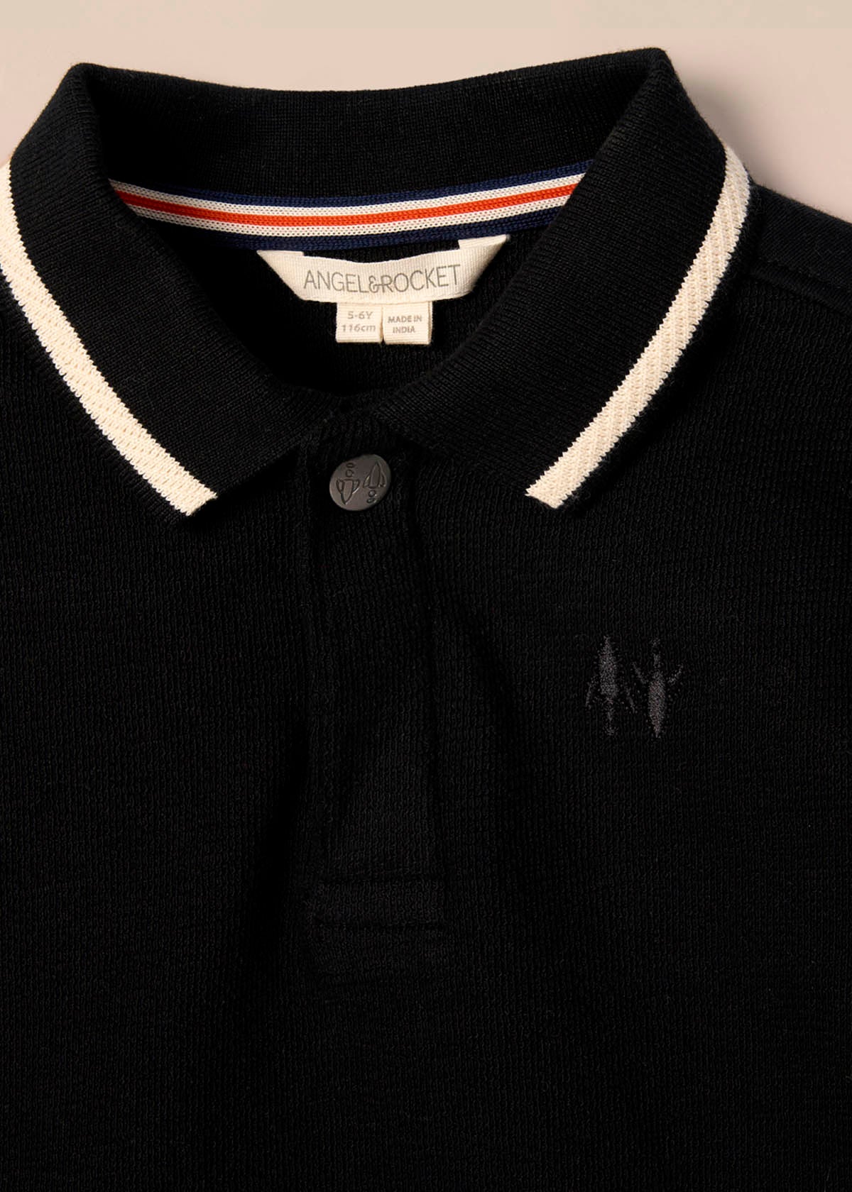 Tucker Tipped Polo Shirt - Black
