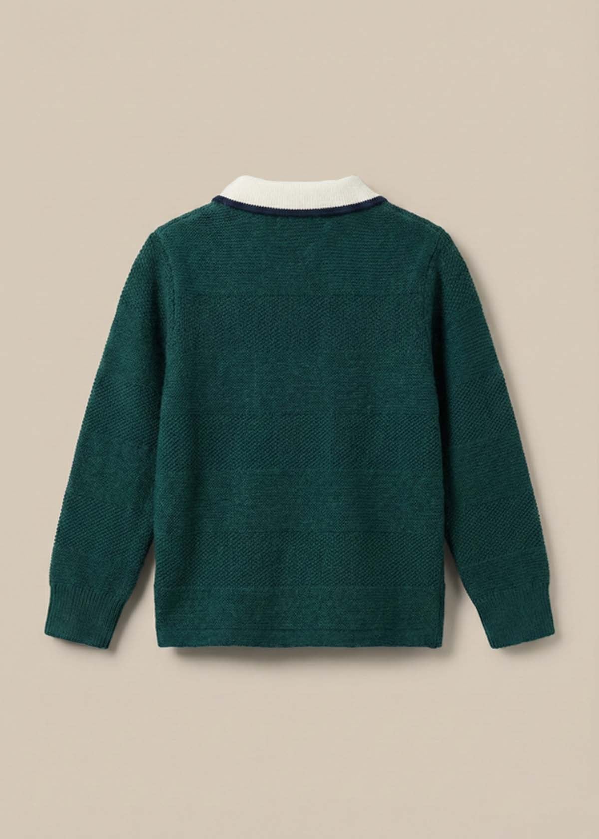 Landon Textured Knitted Polo