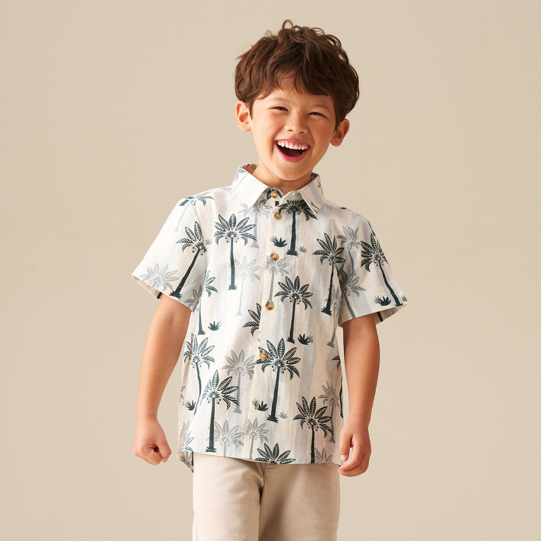 Jamie Palm Stripe Shirt