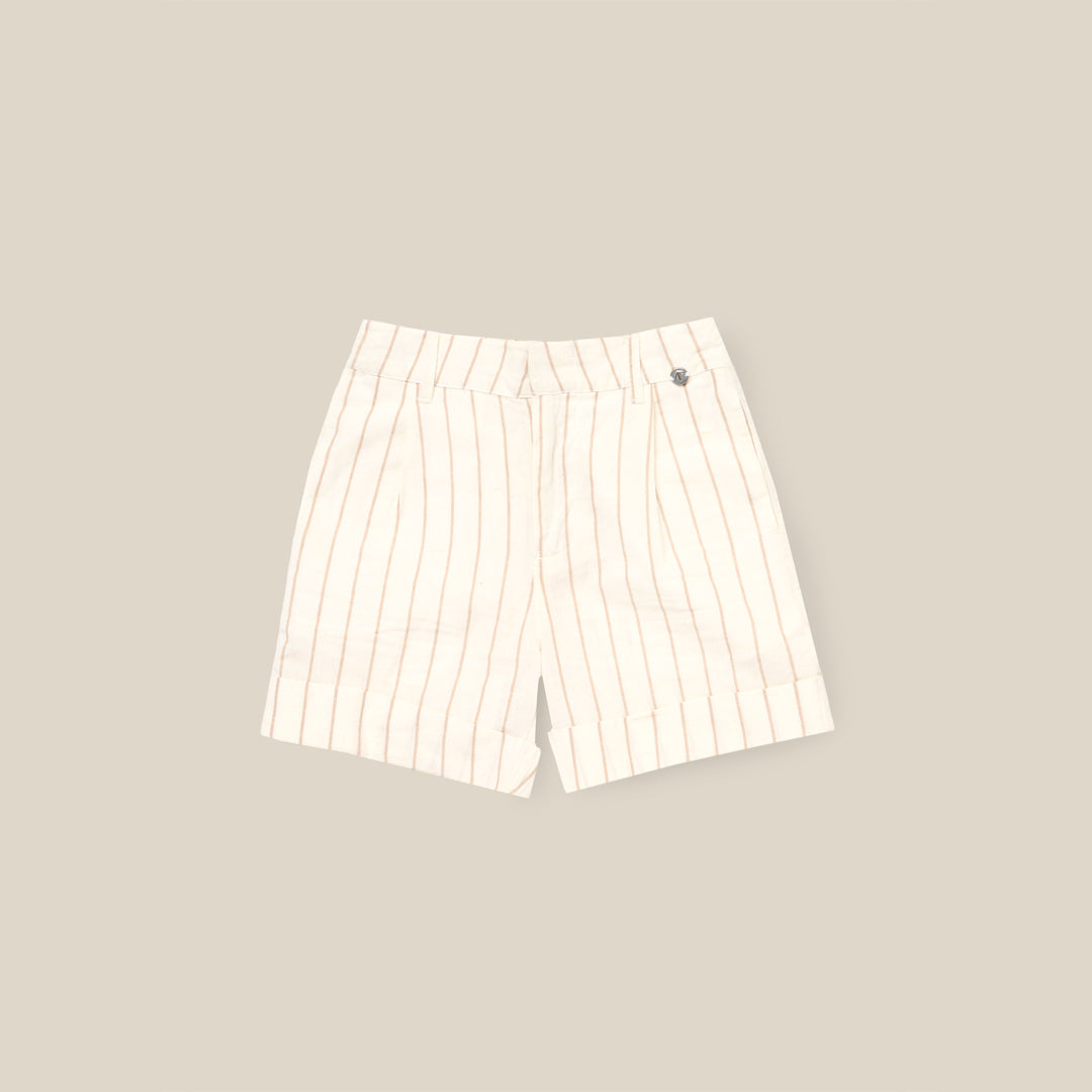 Jake Turn Up Stripe Suit Short