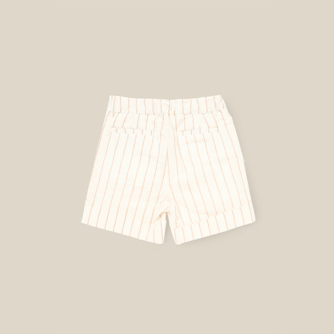 Jake Turn Up Stripe Suit Short