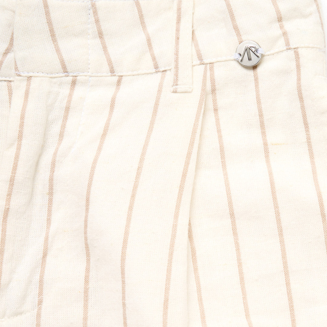 Jake Turn Up Stripe Suit Short