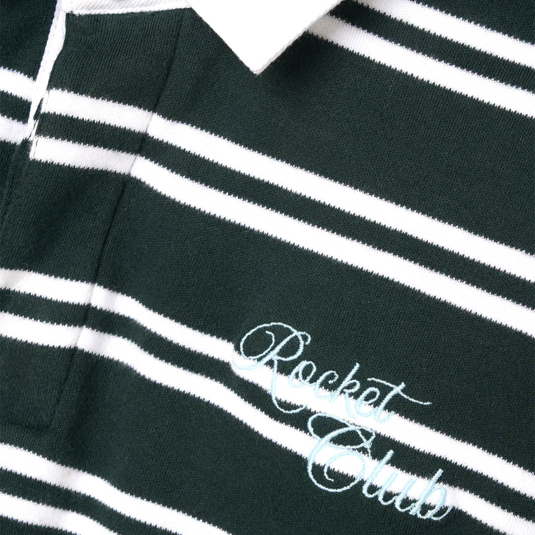 Rudy Textured Striped Boxy Rugby