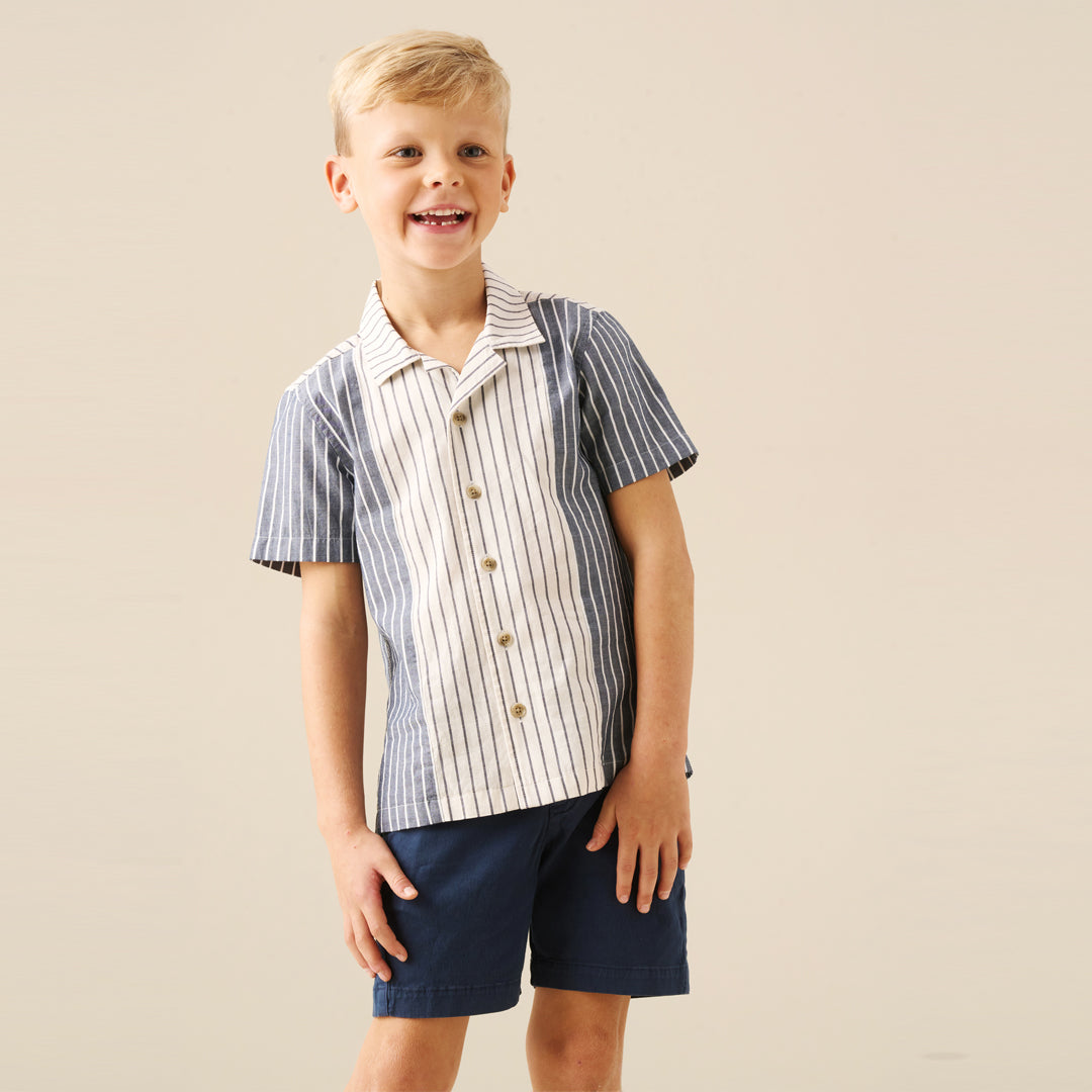 Quinn Navy Chino Short