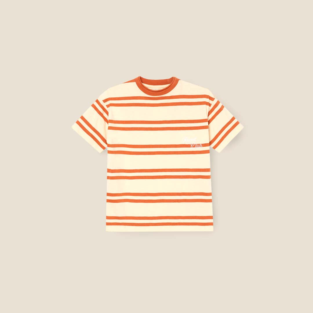 Theo Stripe Textured T Shirt