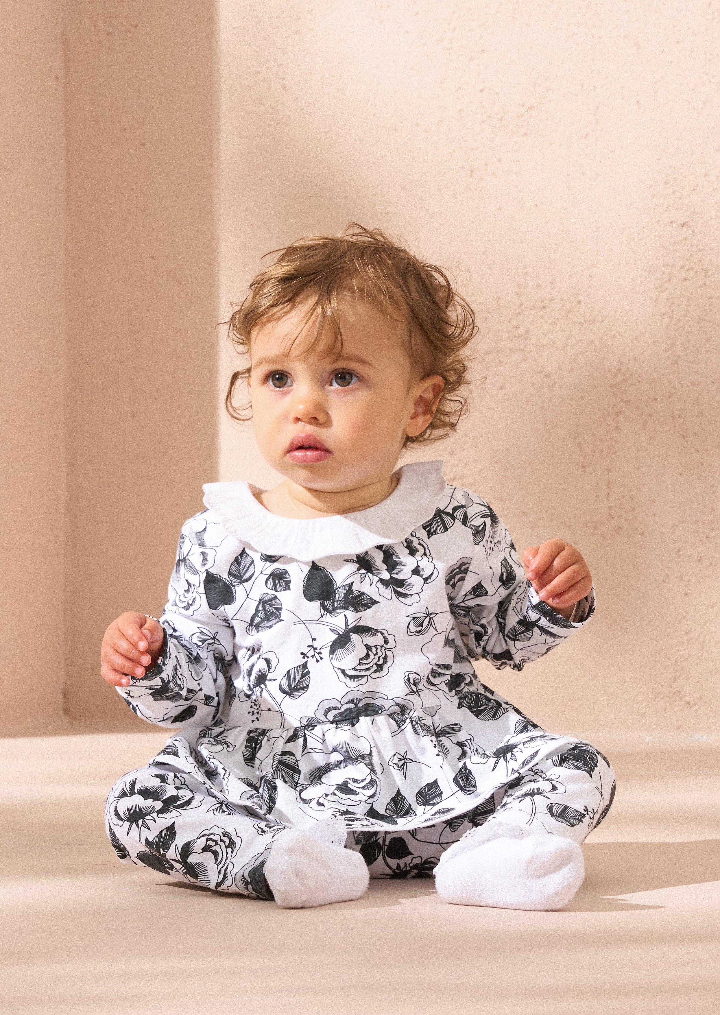 Piper White Floral Body Legging Set - Main Image