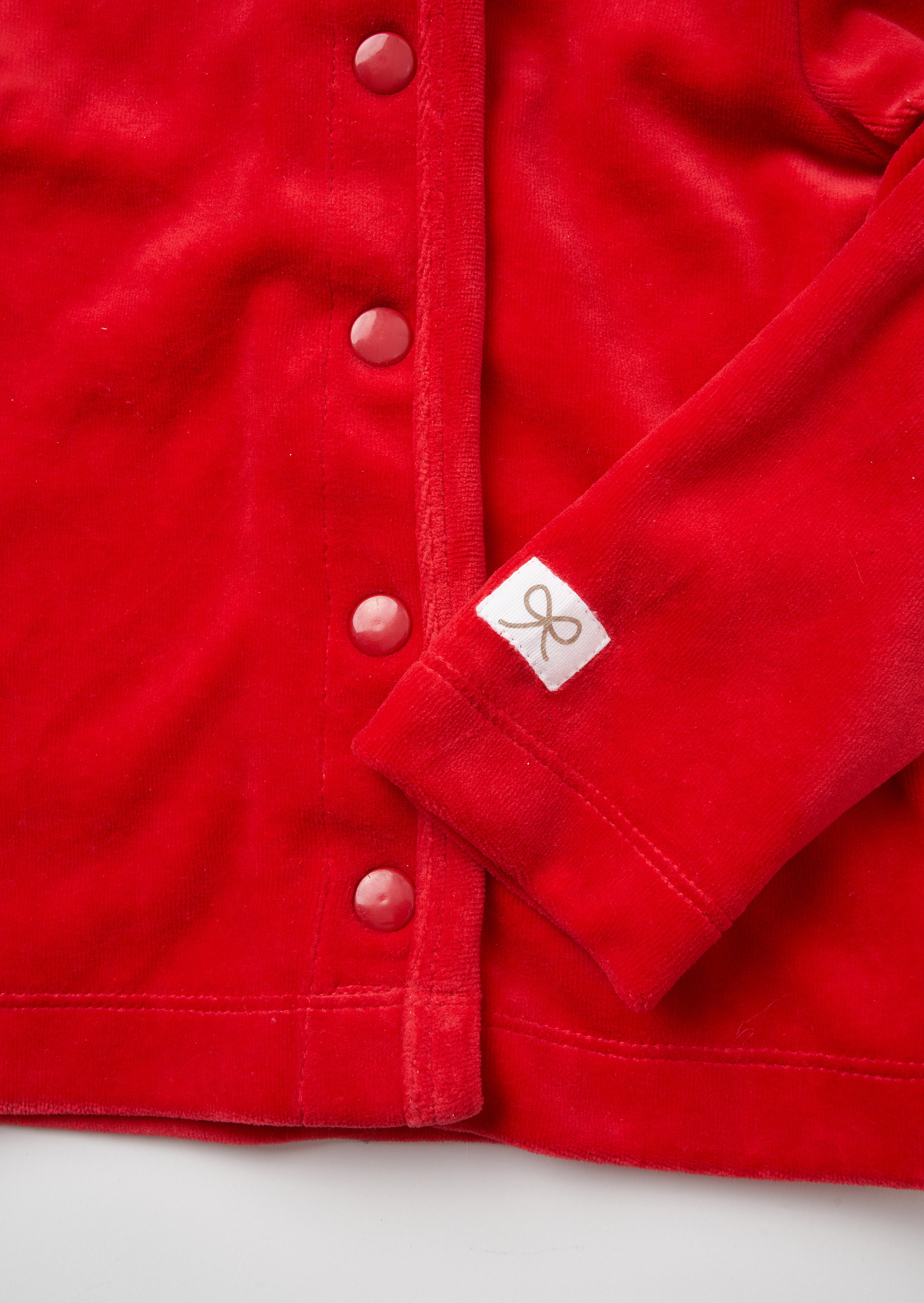 Rune Red Santa Baby Velour Set
