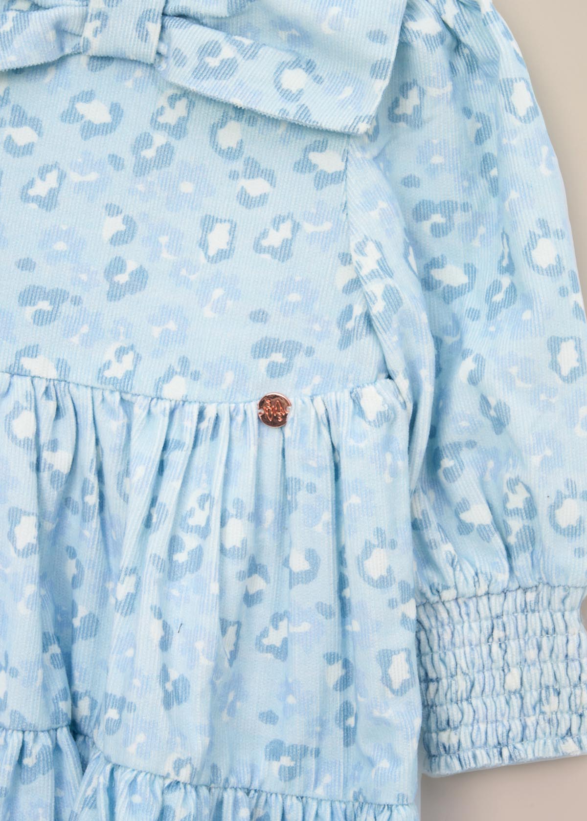Ava Bow Collar Cord Dress
