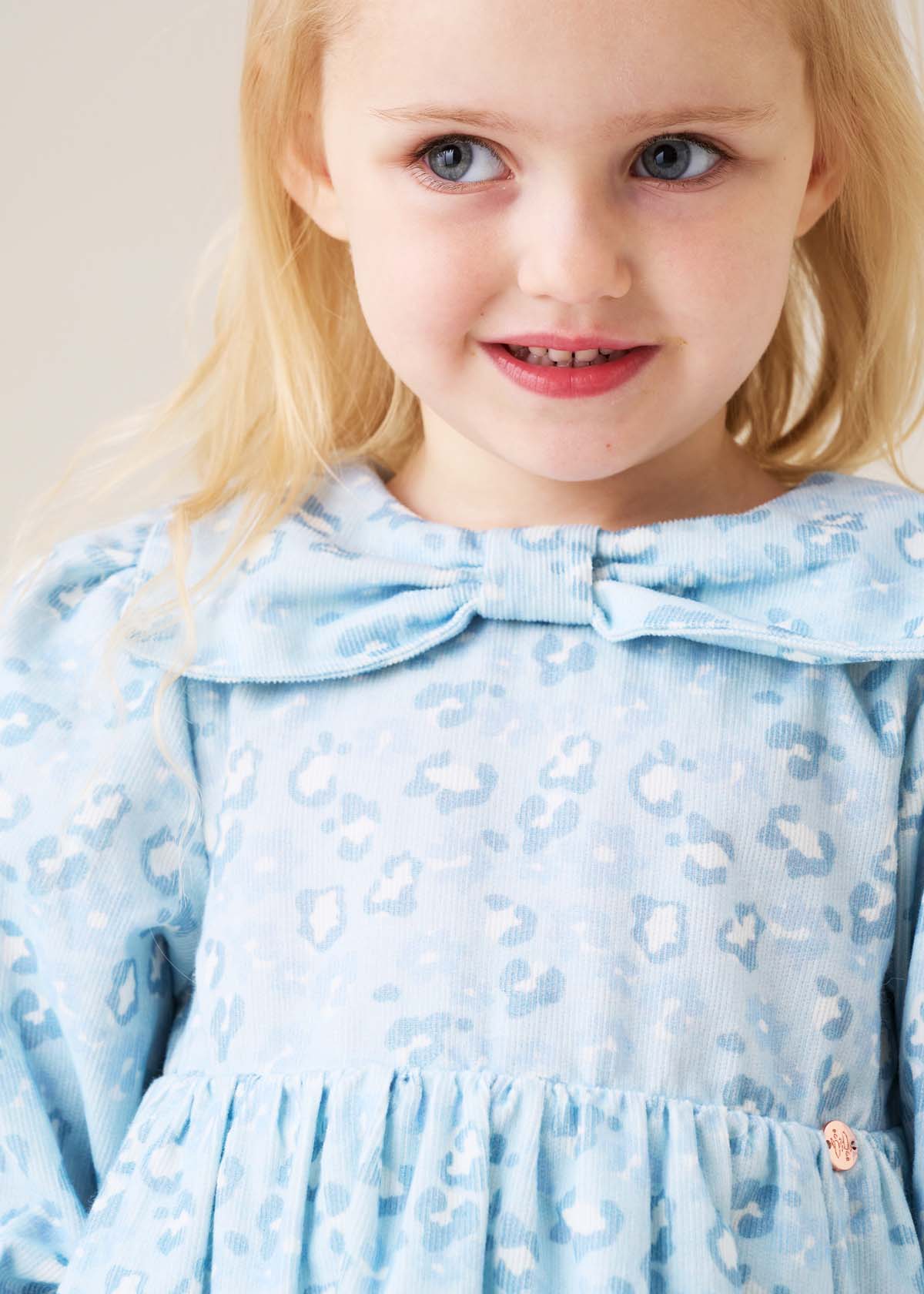 Ava Bow Collar Cord Dress