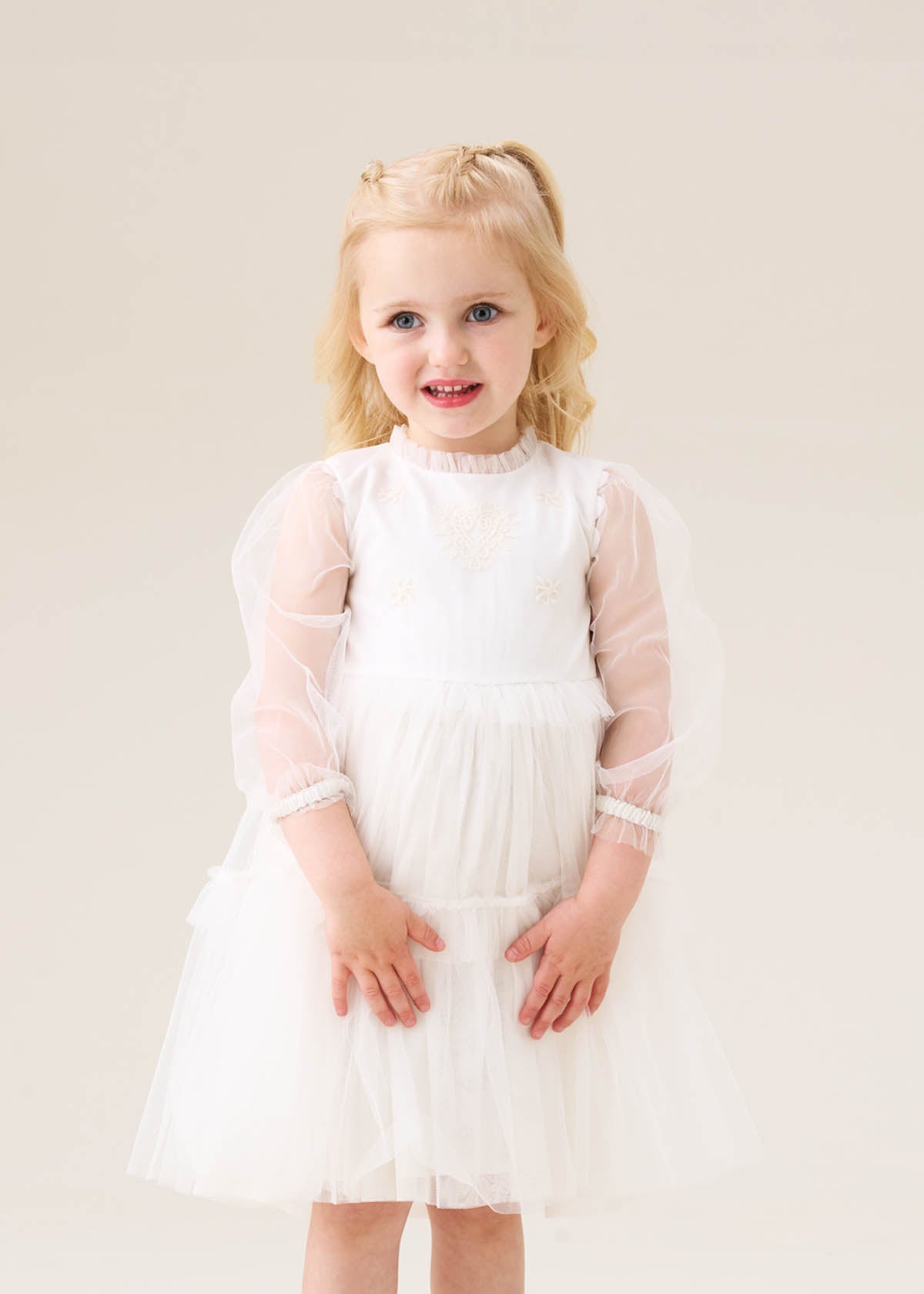 Girl Embroidered Boho Dress