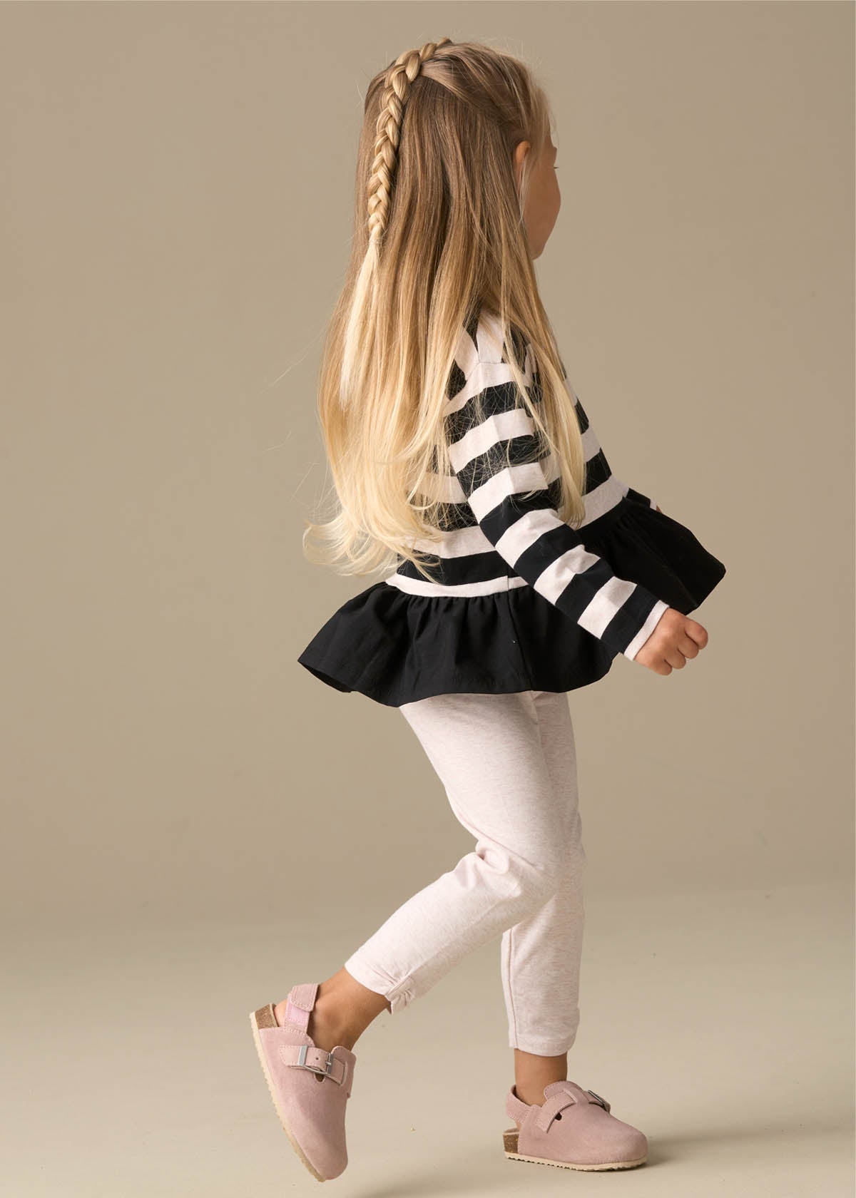 Marley Stripe Jersey Top And Spot Legging