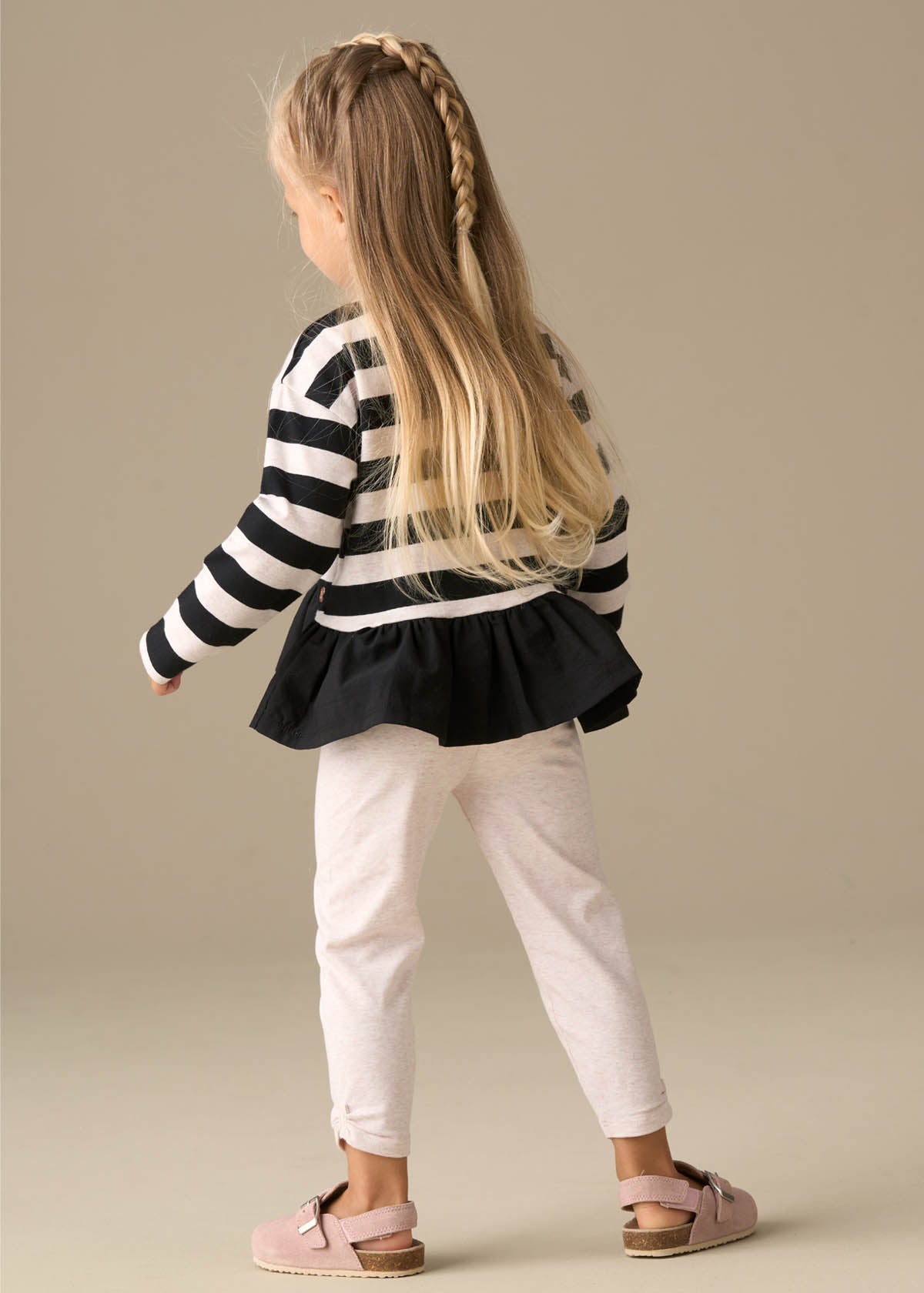 Marley Stripe Jersey Top And Spot Legging