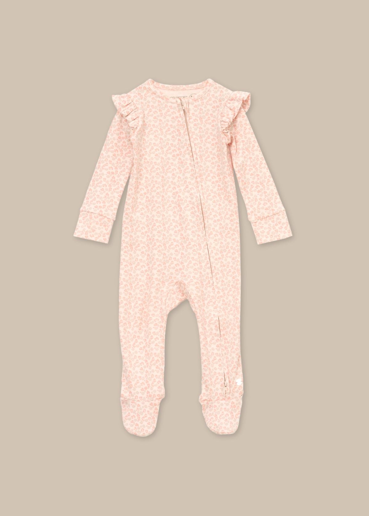 new born Leopard Print Onesie With Headband