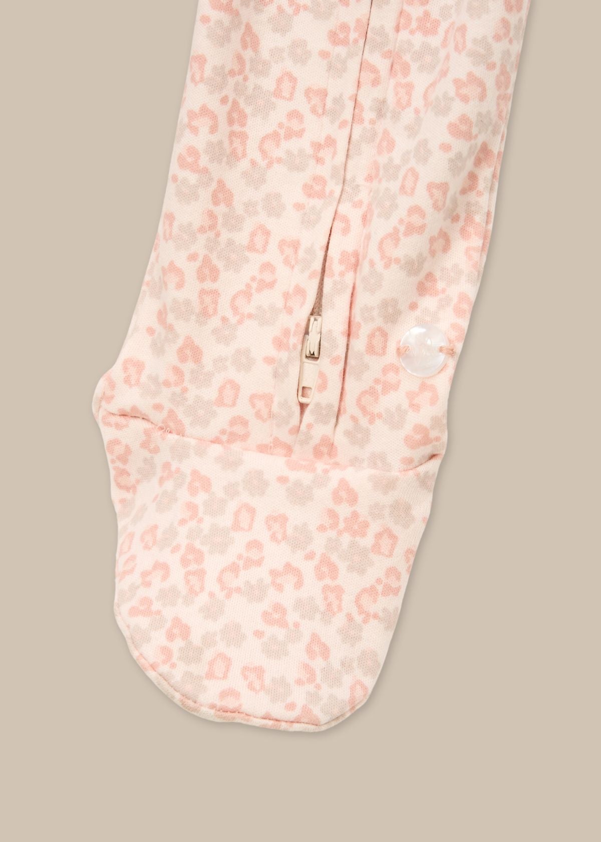 leopard print baby onesie