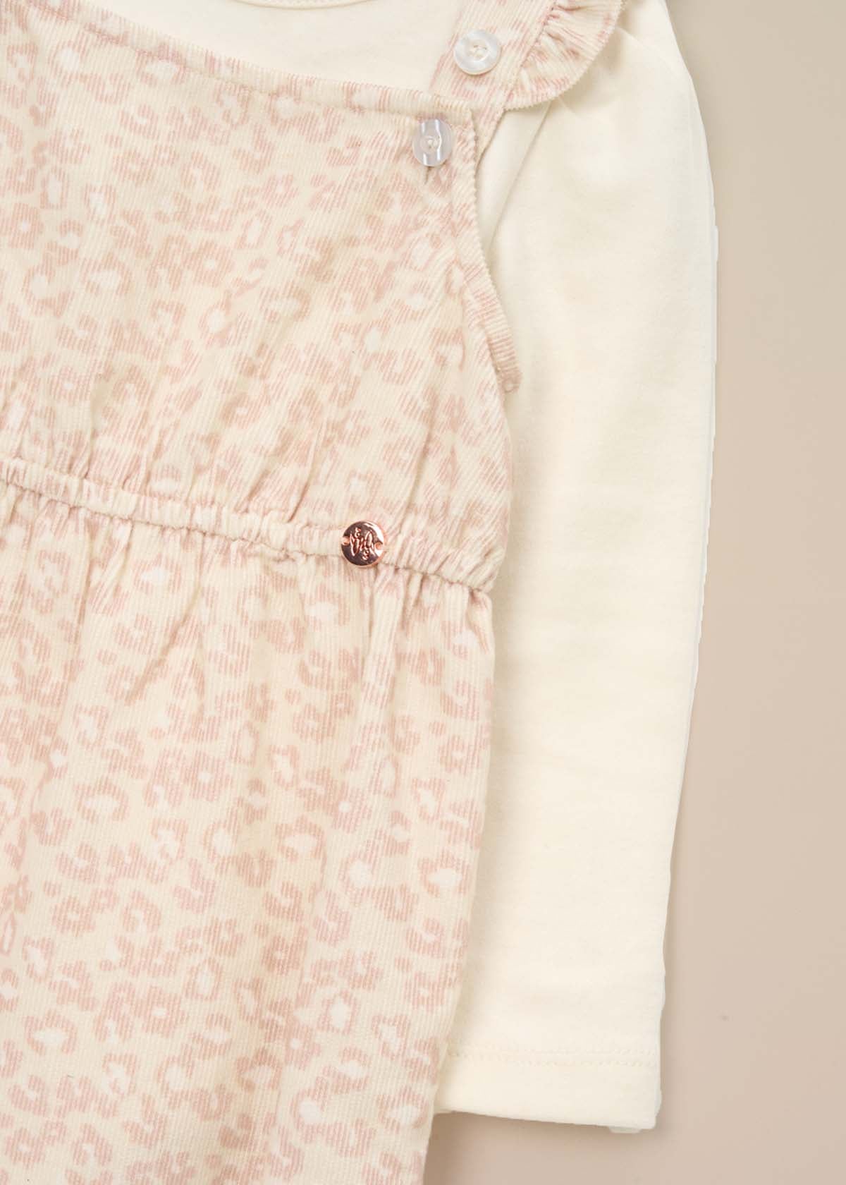 animal print baby bodysuit