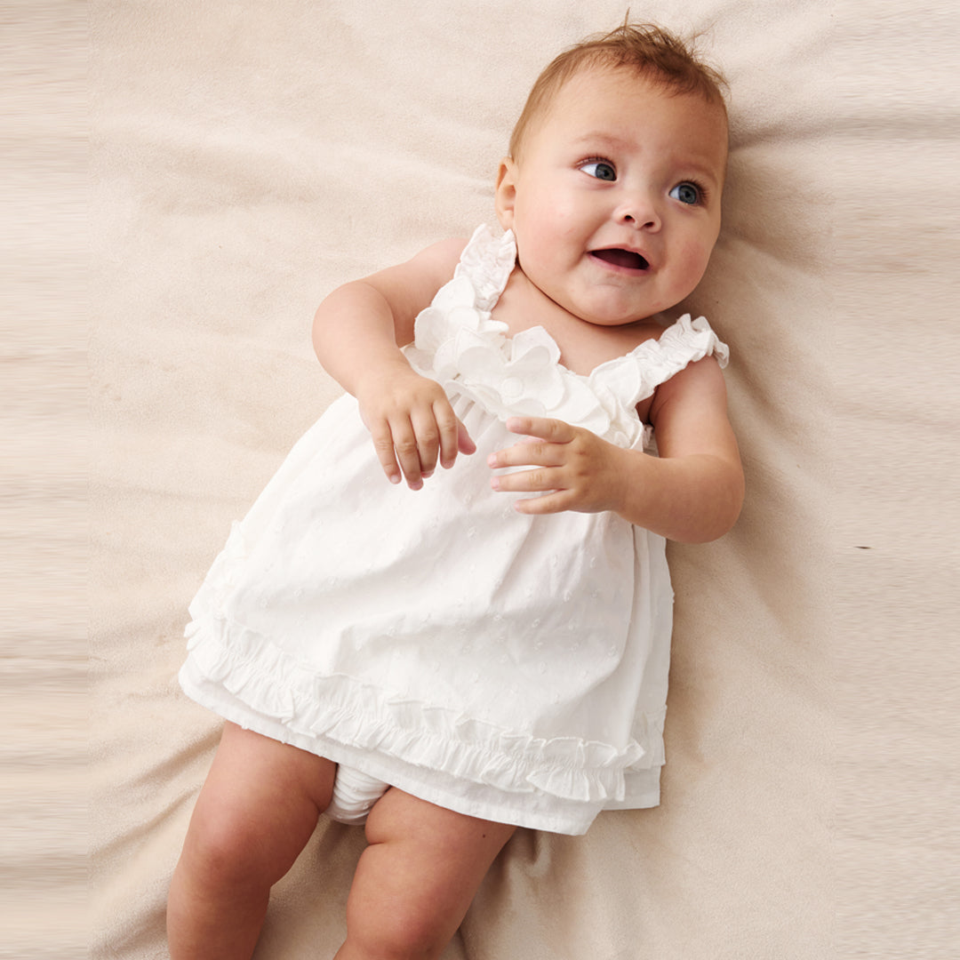 Nyla 3D Daisy Swing Dress