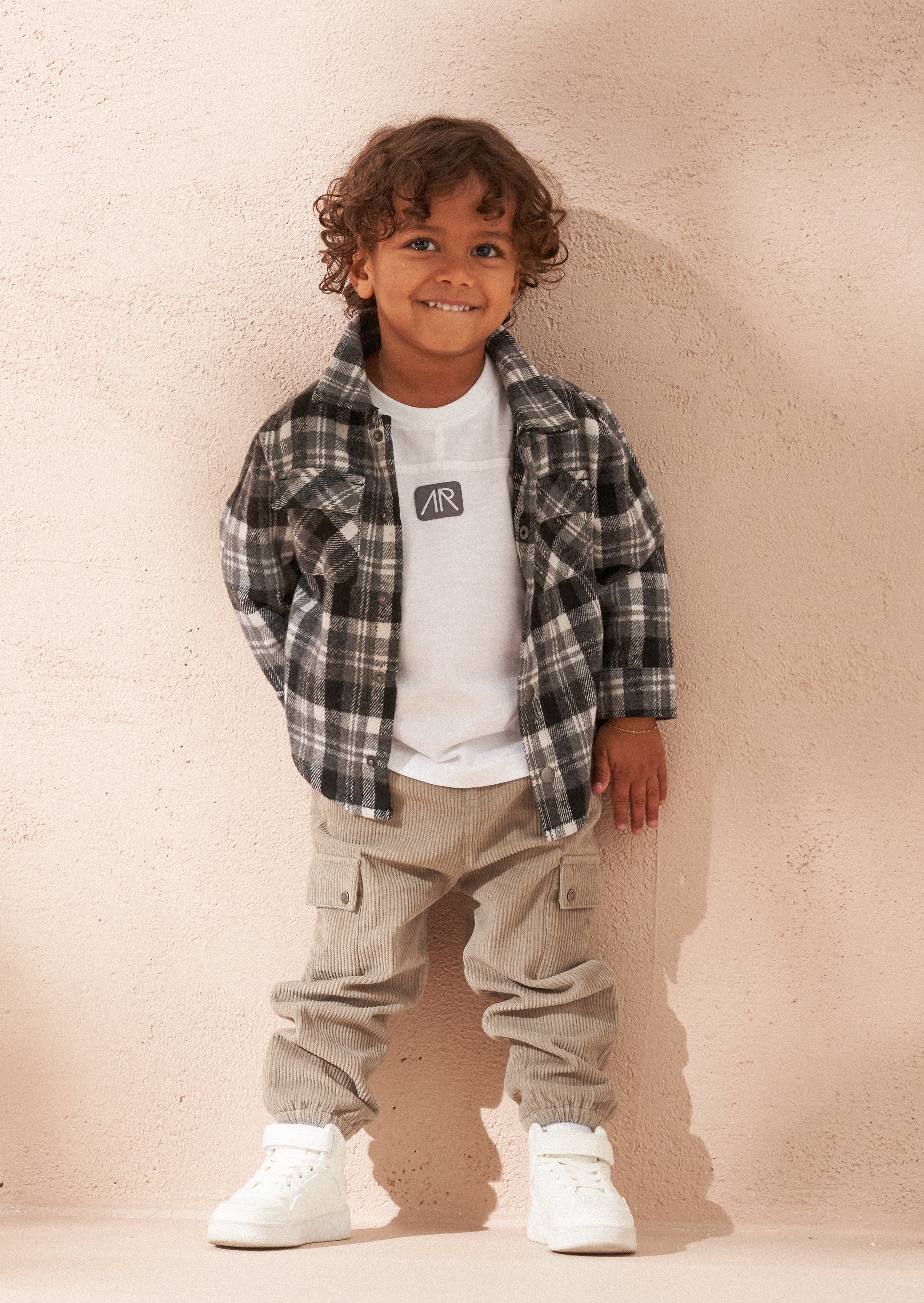 Hayden Baby Brushed Check Overshirt