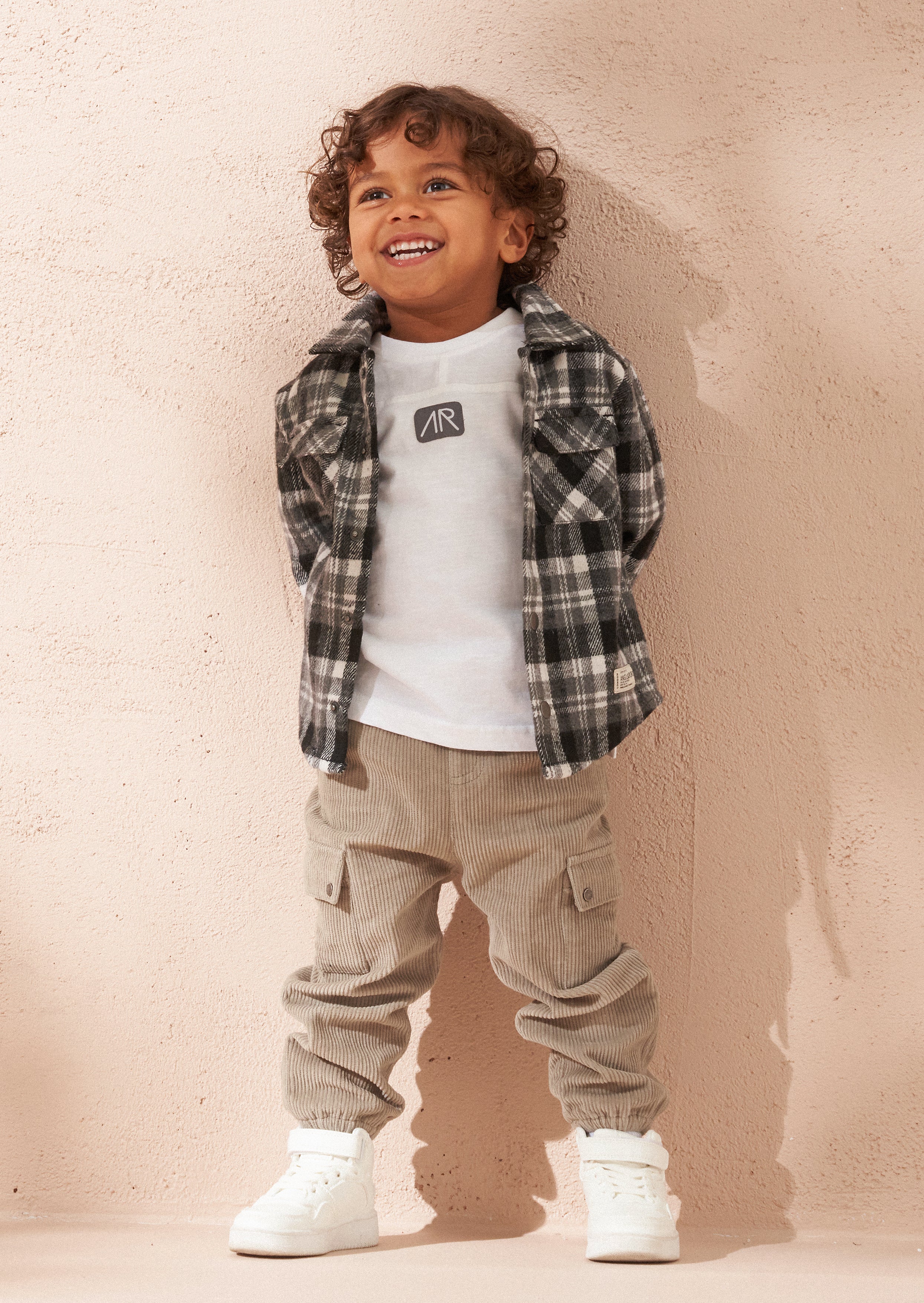 Carlton Stone Cord Skater Trouser