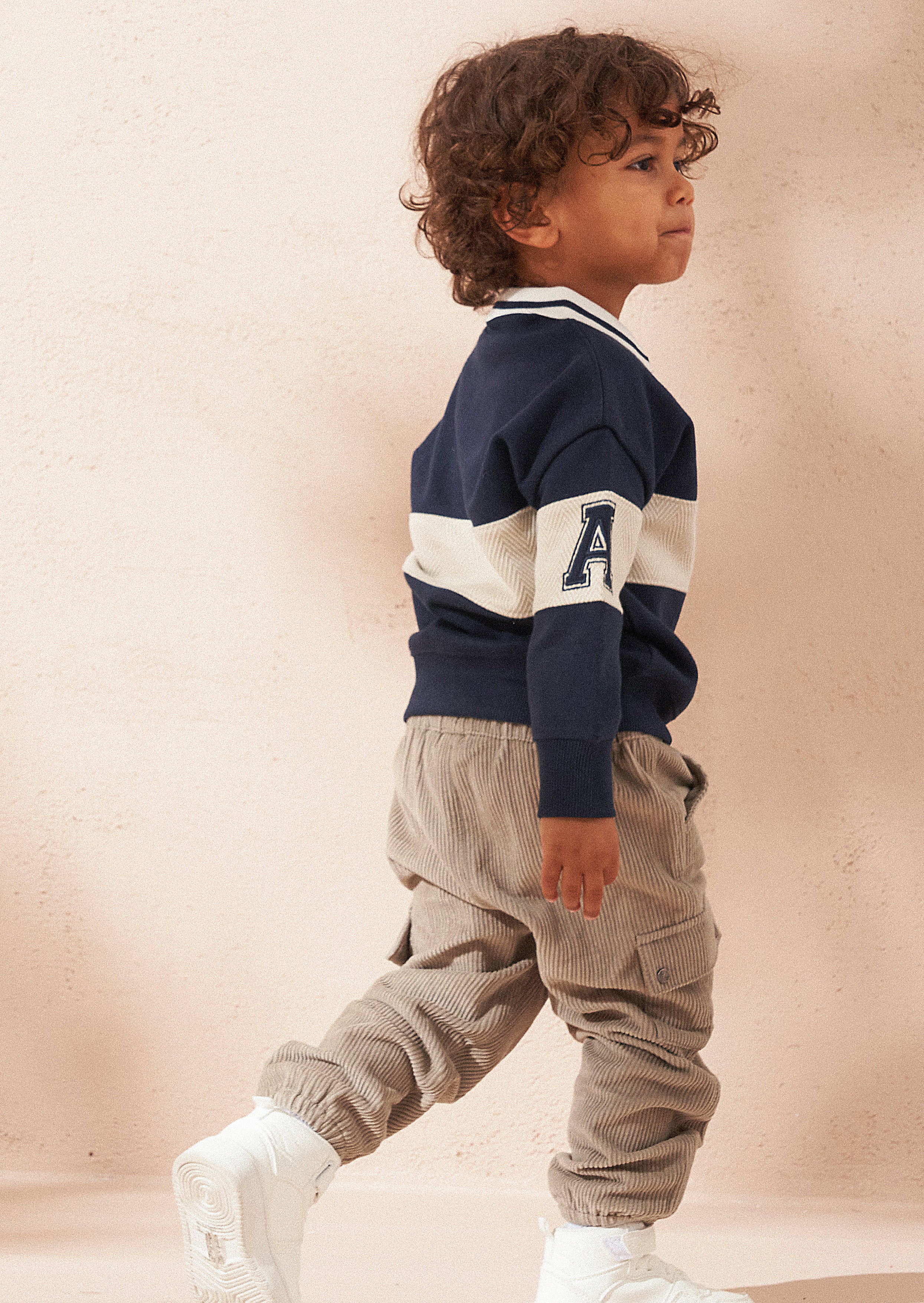 Carlton Stone Cord Skater Trouser