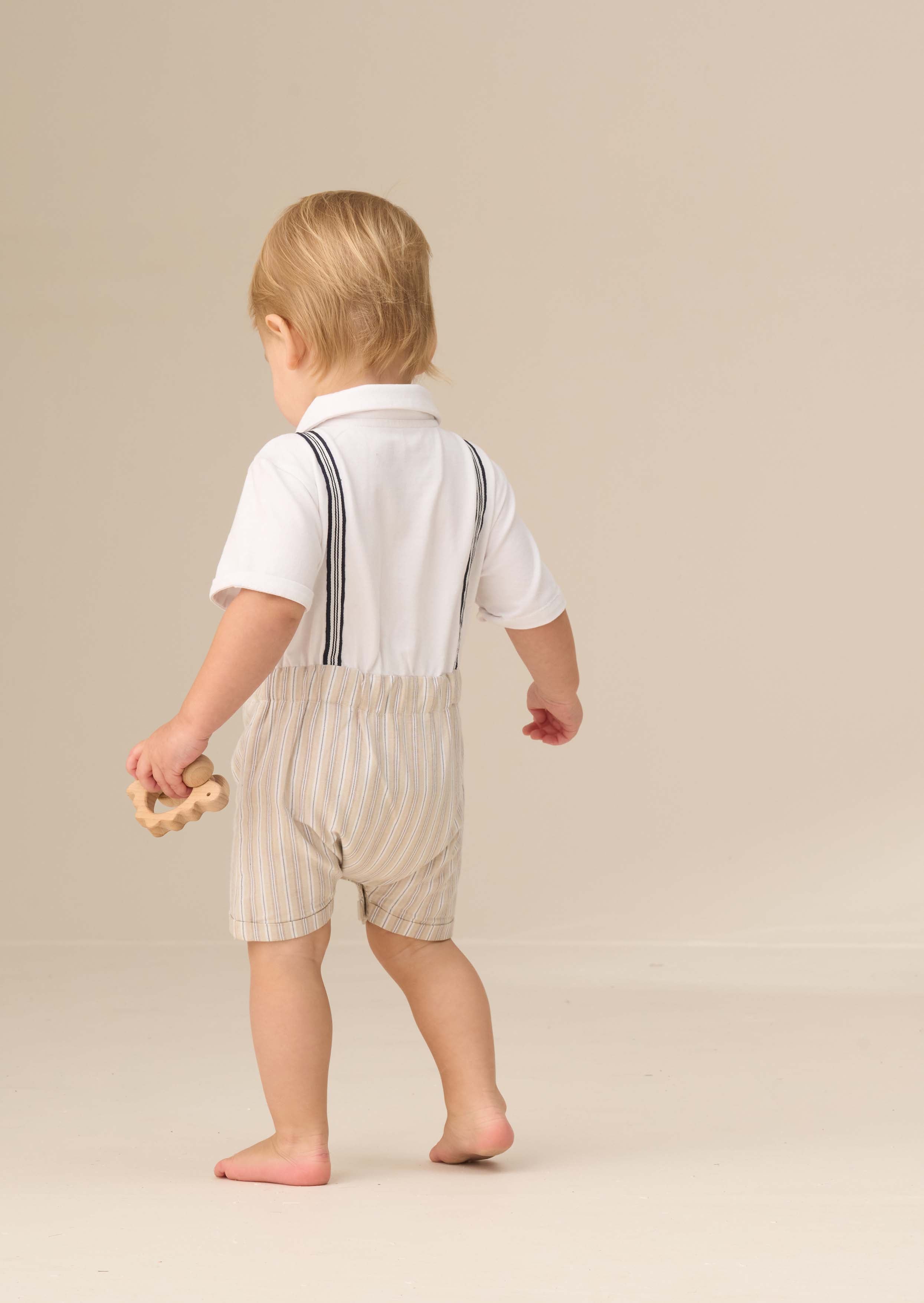 Online Baby Boy Smart Jersey Shortie Grey