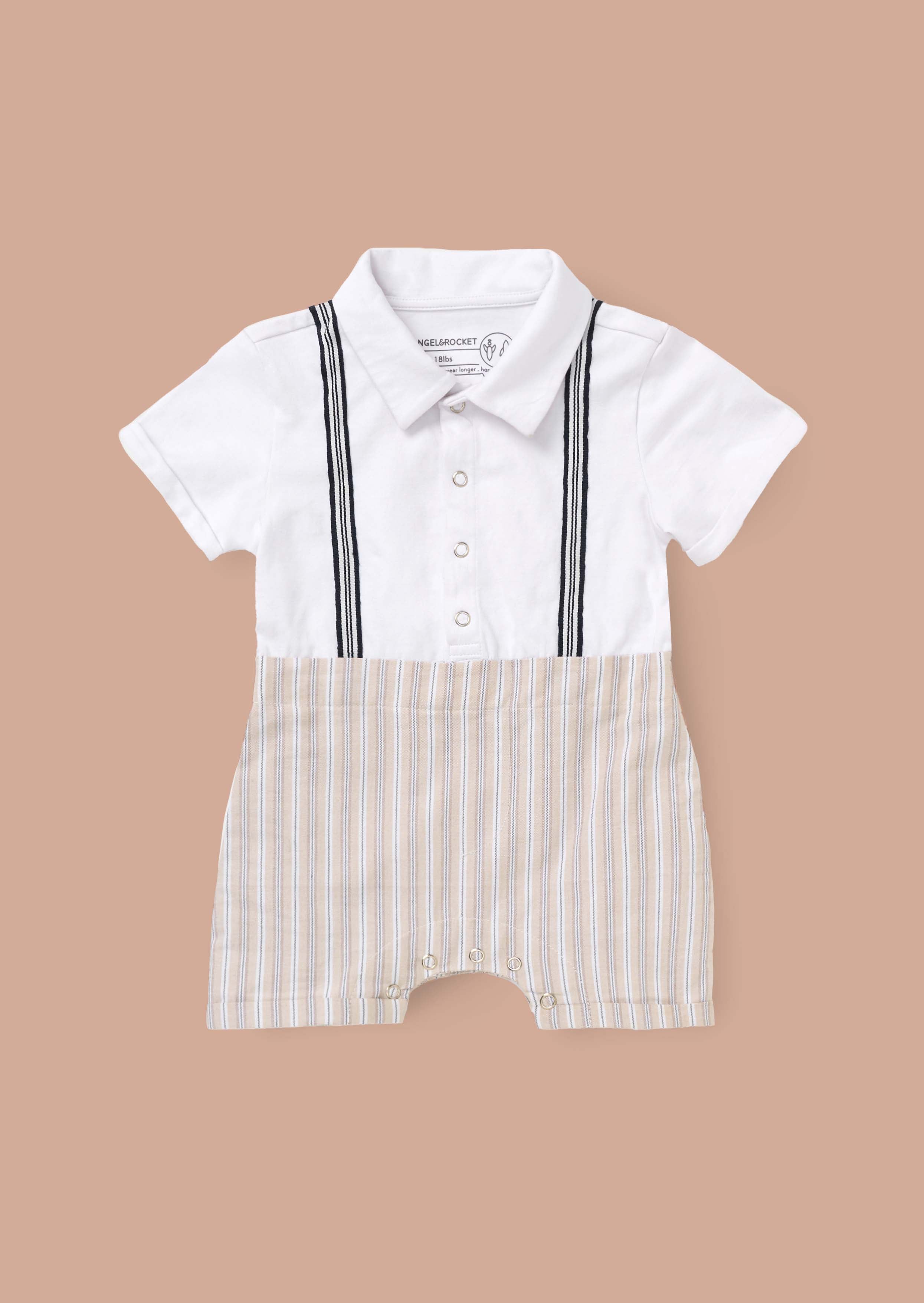 Buy Baby Boy Smart Jersey Shortie Grey