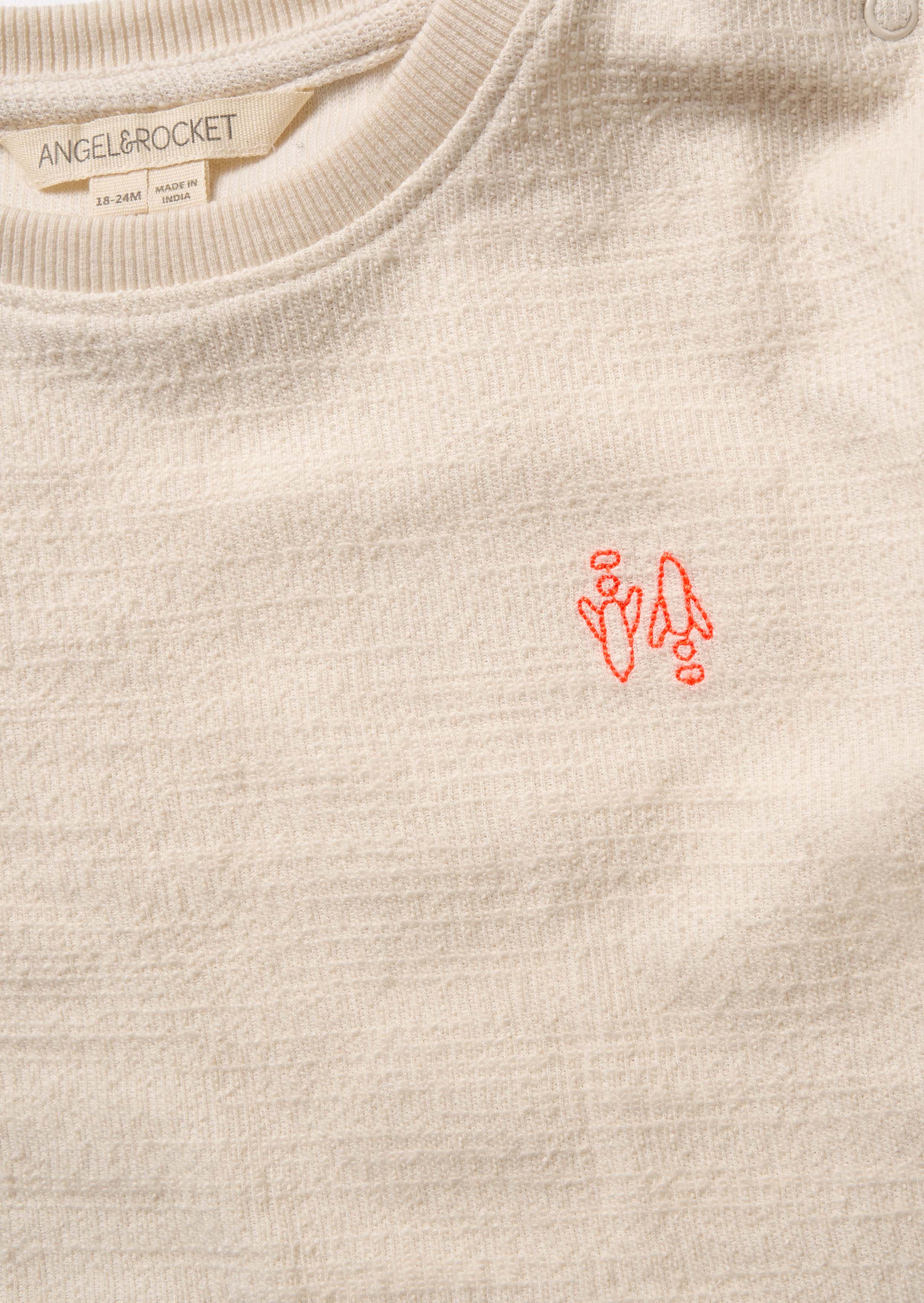 Outfit Baby Boy Stone Mini Textured Slub Set