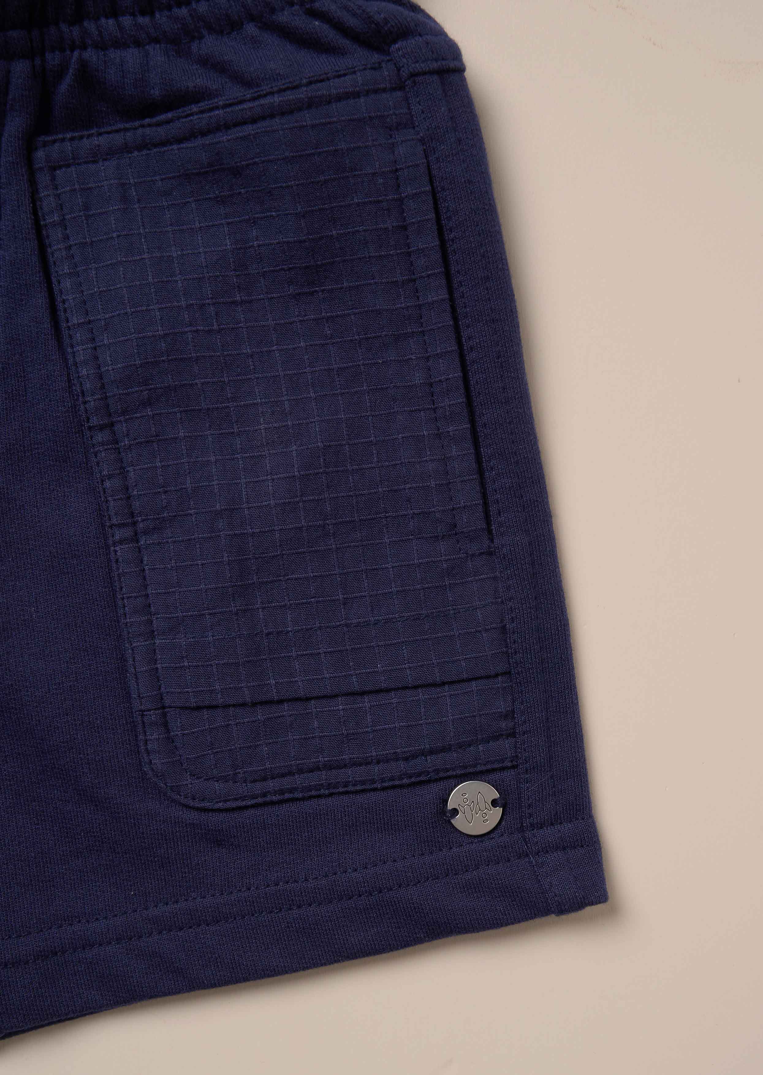 Buy Online Navy Mini Bermuda Short