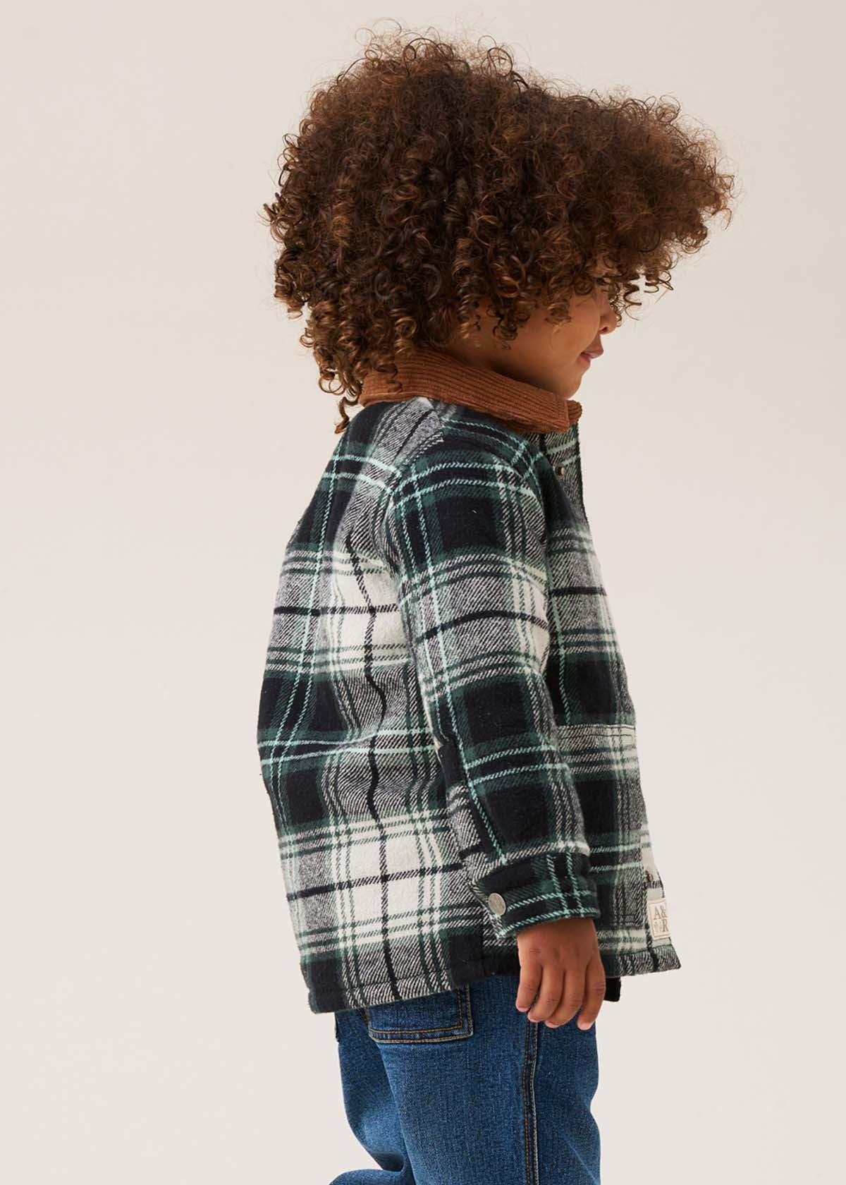 Luis Plaid Padded Shacket
