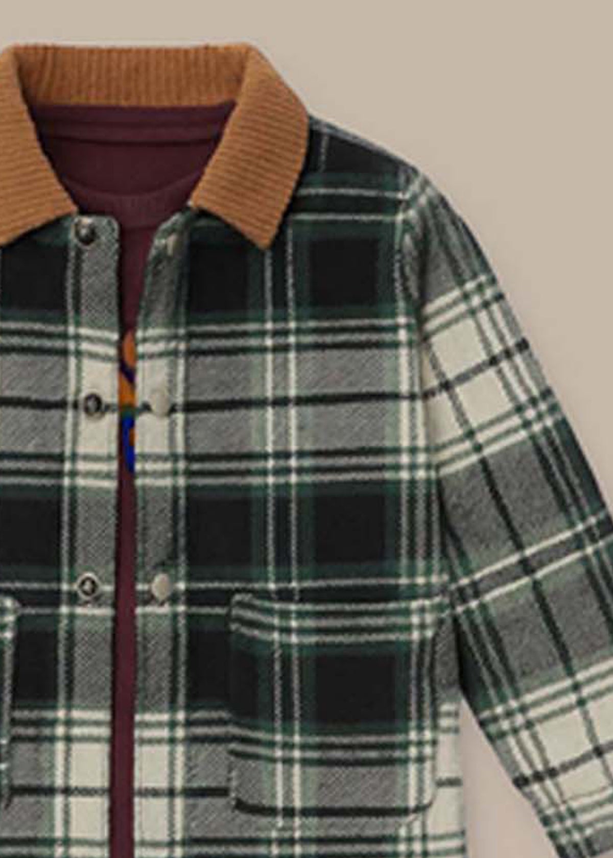 Luis Plaid Padded Shacket