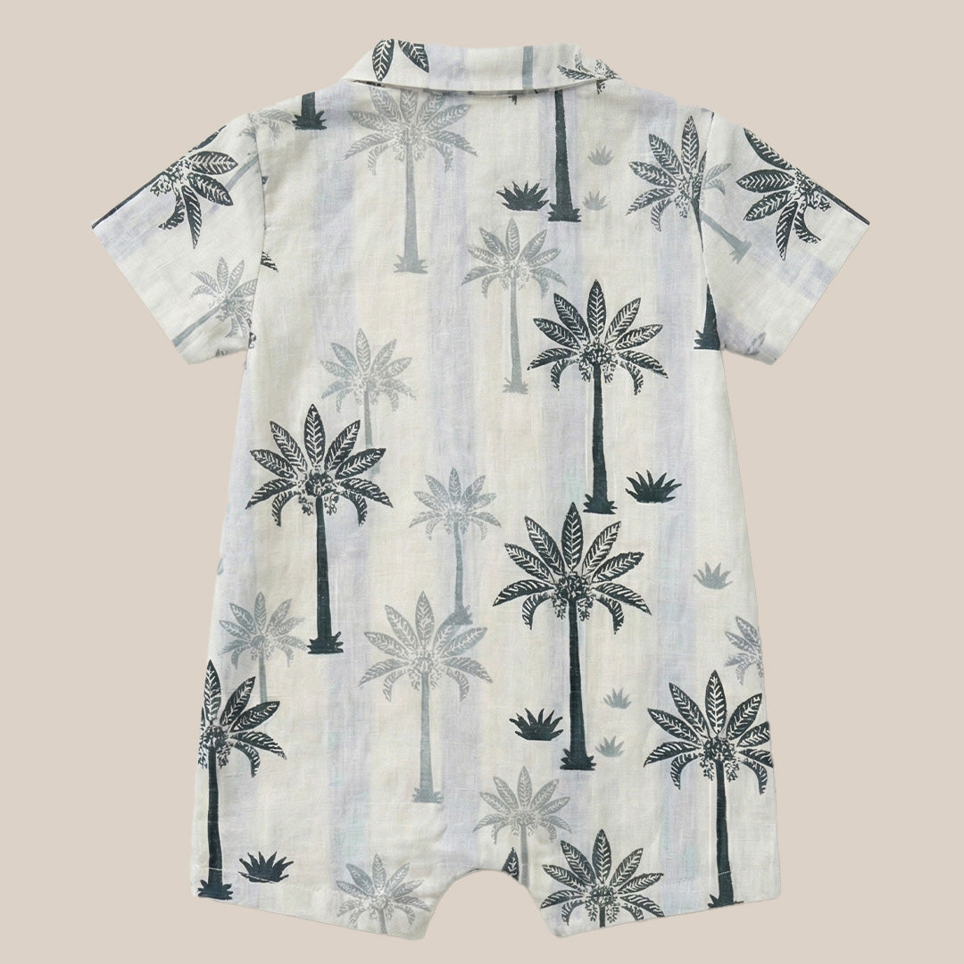 Jamie Palm Print Romper
