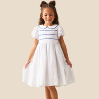 Lottie Spot Puff Sleeve Dress
