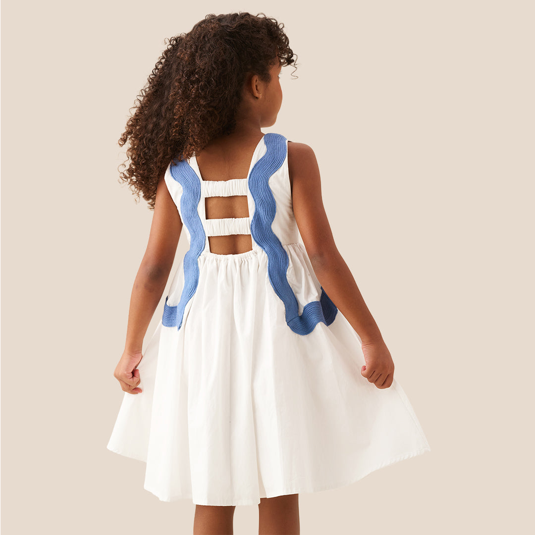 Avery Ric Rac Panelled Dress